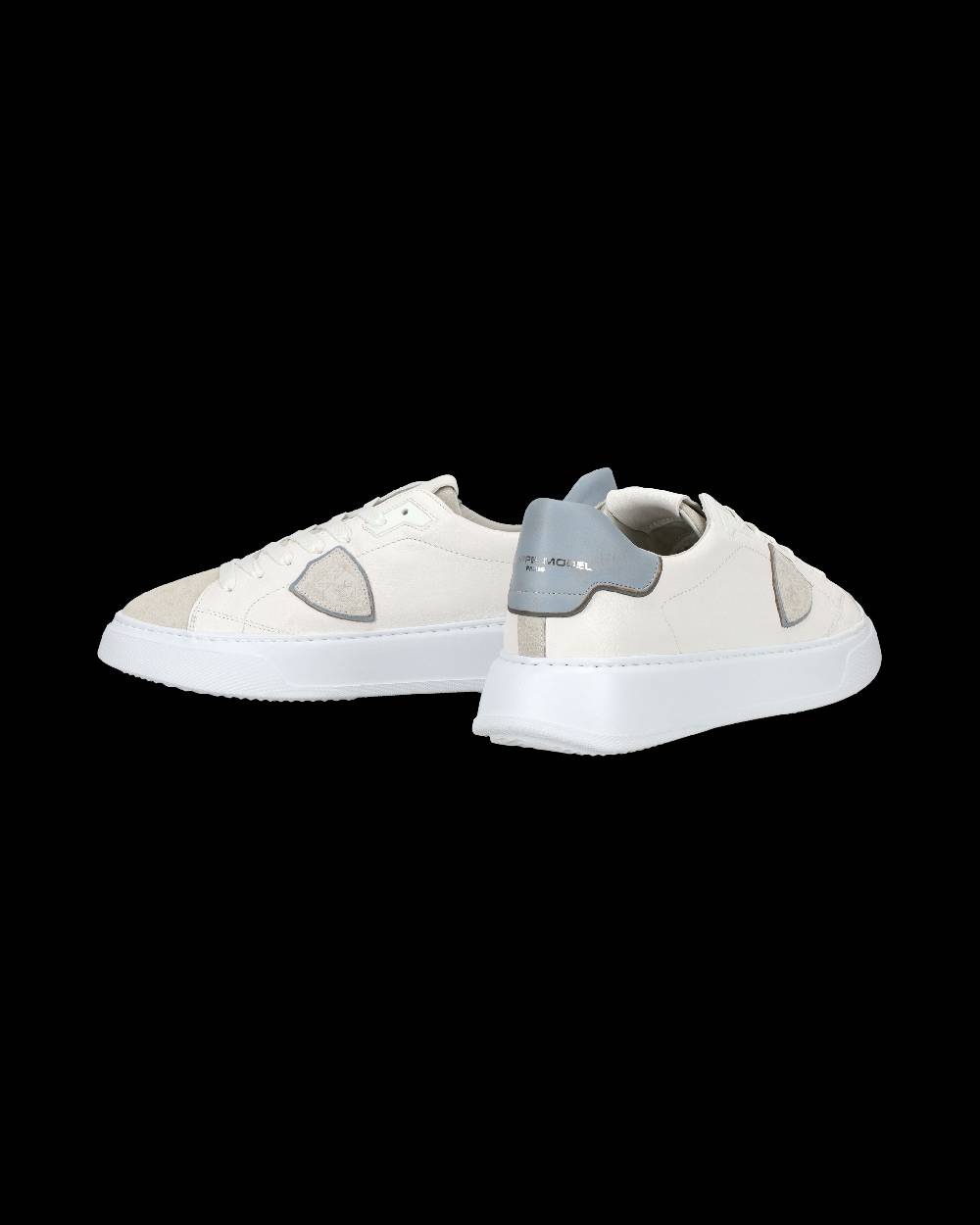 Philippe Model Sneaker casual Temple da uomo in pelle - Azzurro e bianco In Saldo