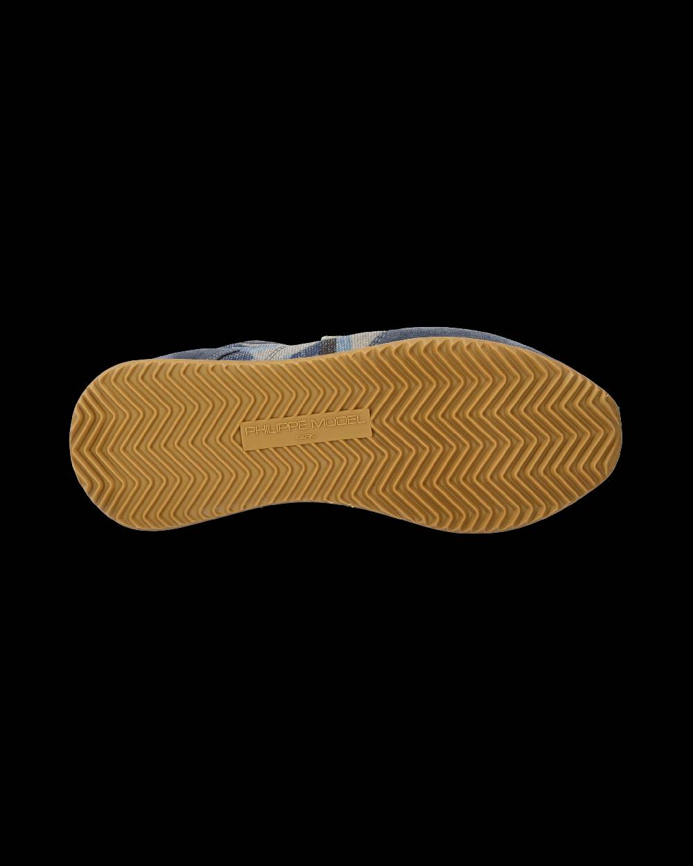Philippe Model Sneakers Trpx da Donna Blu e Gialle in Tessuto Tecnico Vendita
