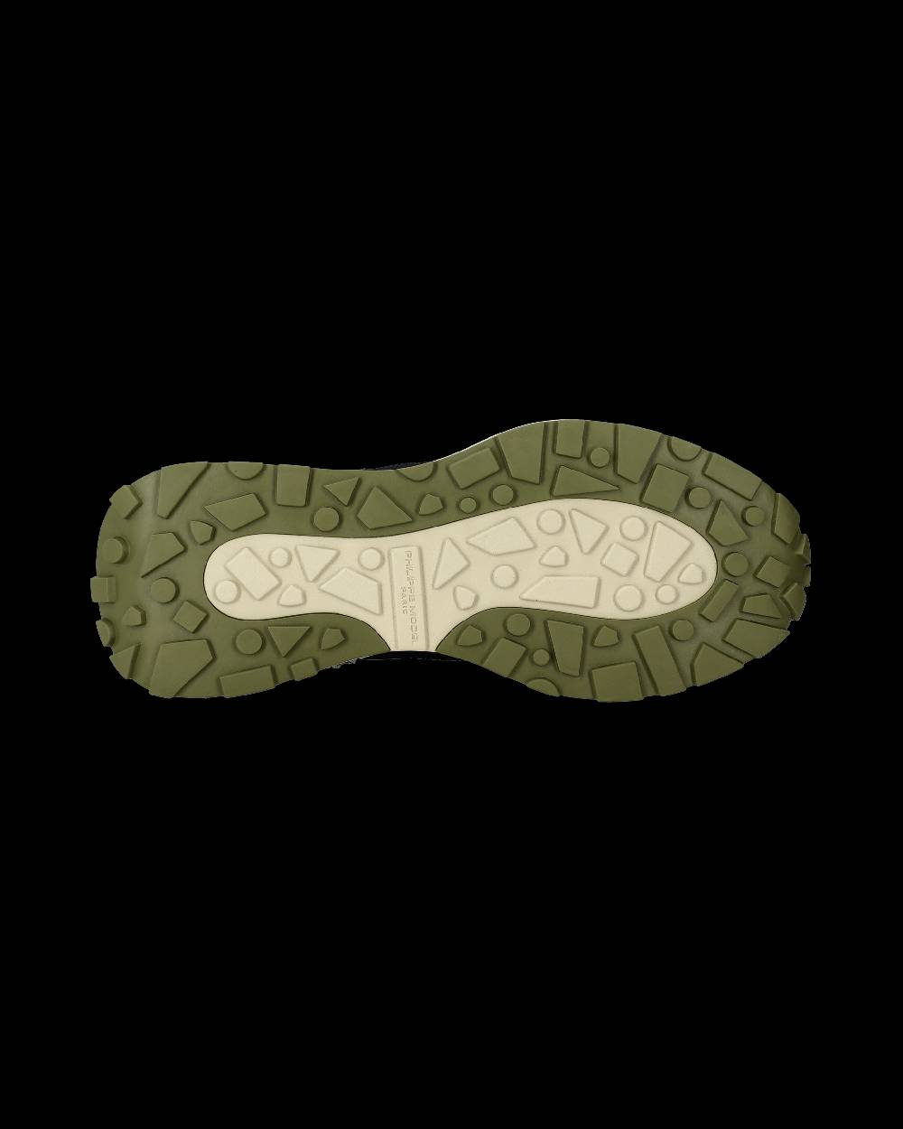 Philippe Model Sneakers basse Antibes da Uomo in nylon e pelle - nero militare Pezzi Unici