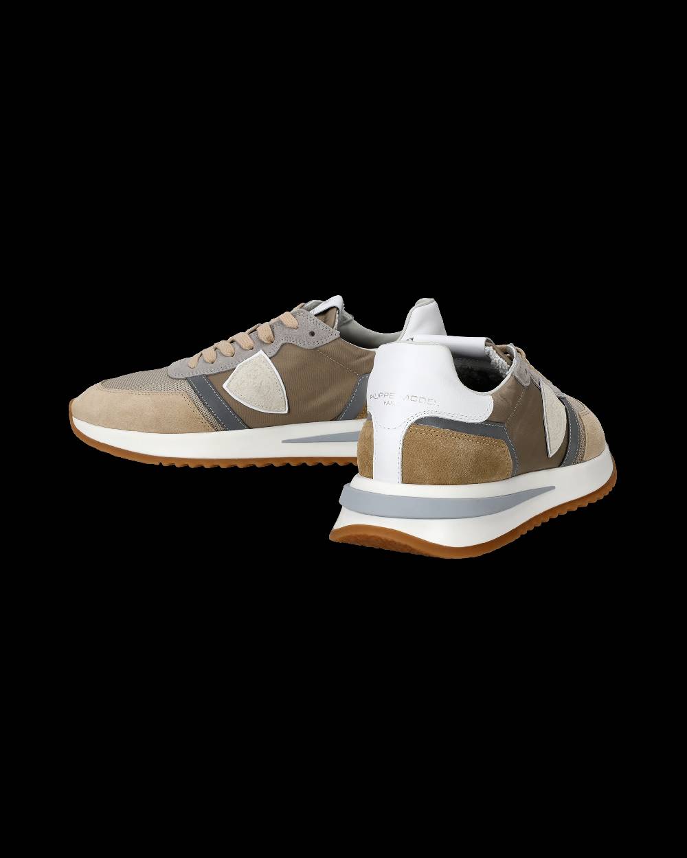 Philippe Model Sneakers Tropez 2.1 da Uomo in Pelle e Nylon in Tessuto Tecnico Consegna Veloce