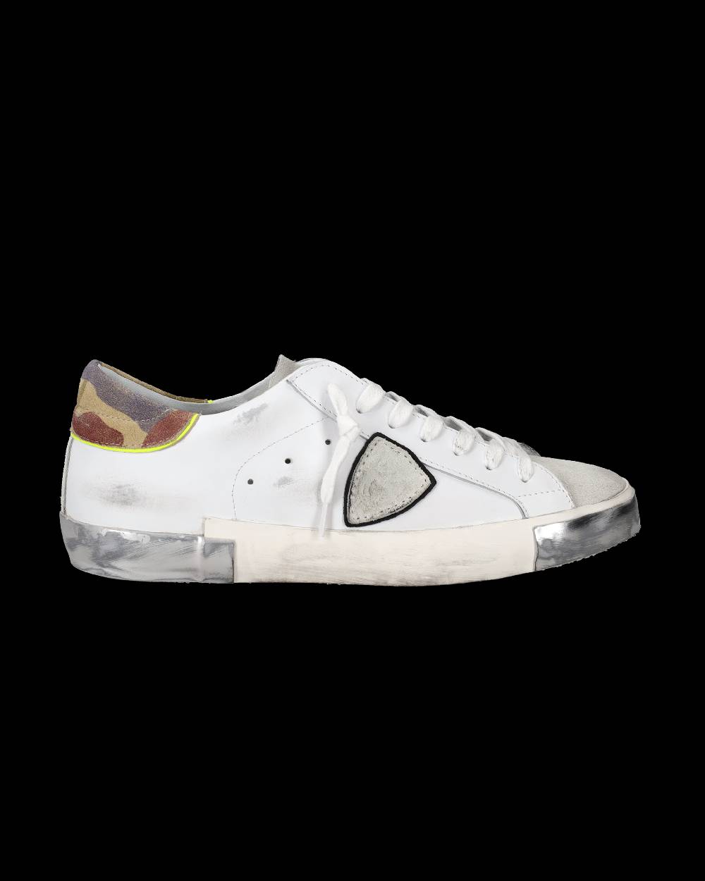 Philippe Model Sneakers Prsx da Uomo Bianche e Bordeaux in Pelle Prezzo Ridotto