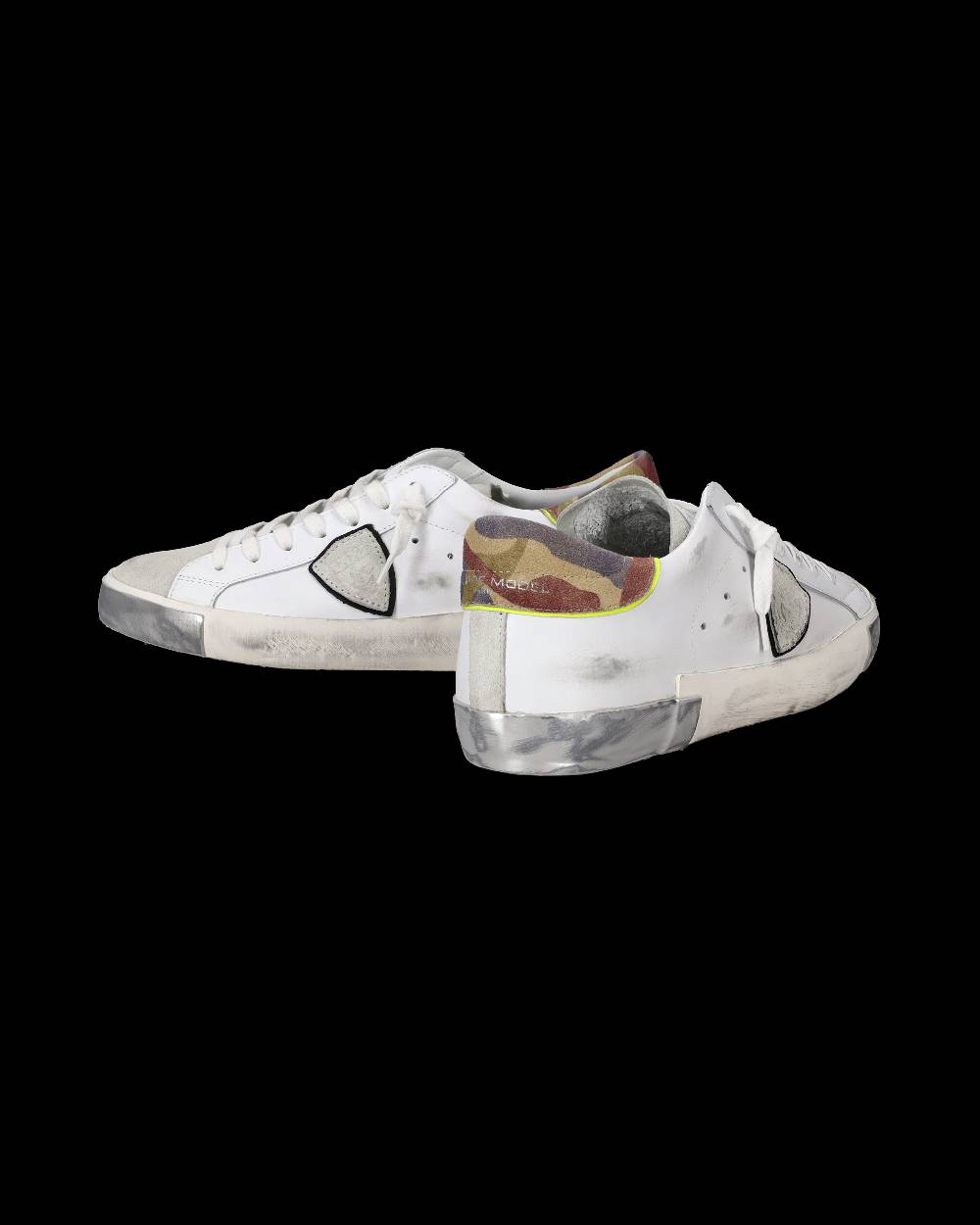 Philippe Model Sneakers Prsx da Uomo Bianche e Bordeaux in Pelle Prezzo Ridotto