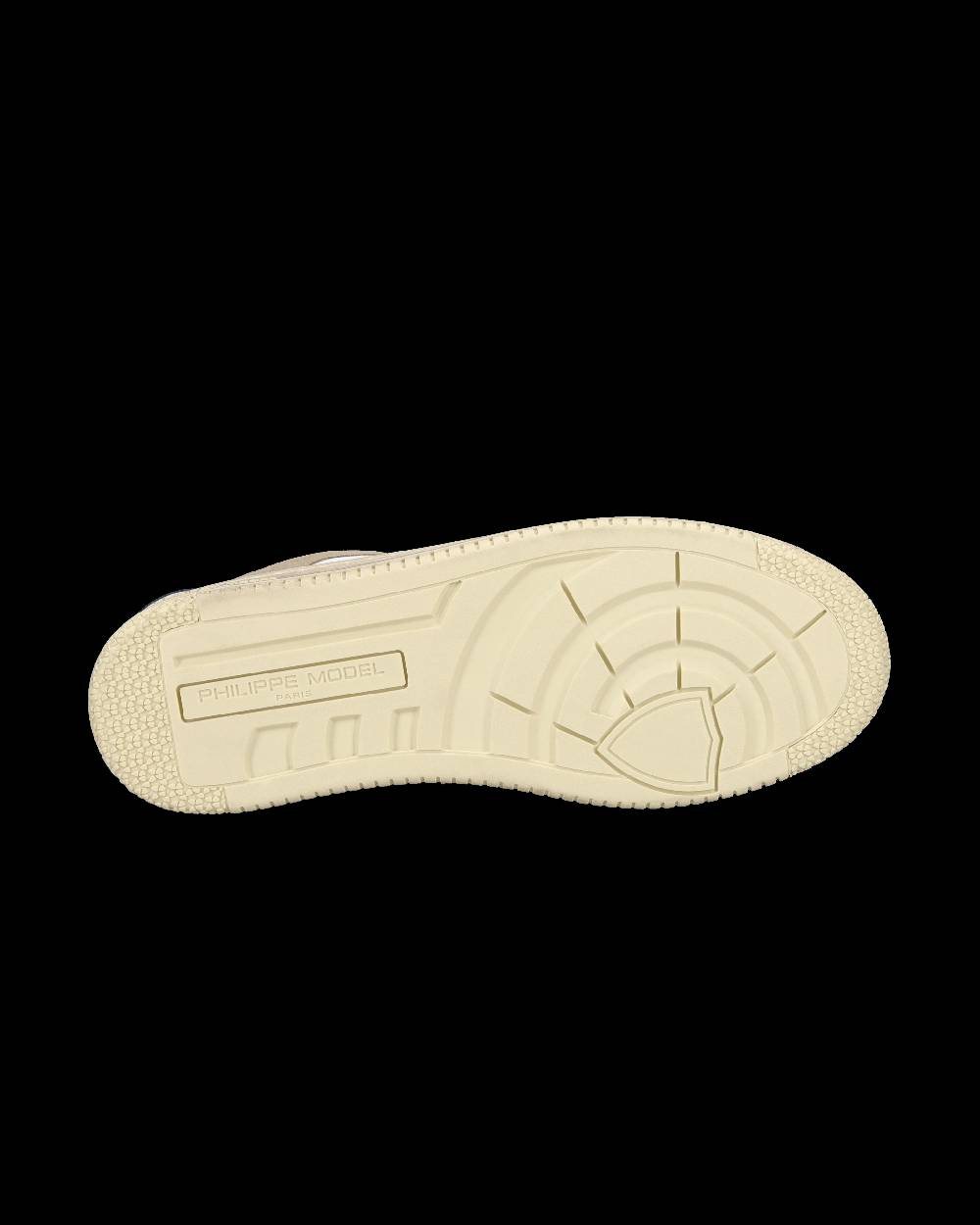 Philippe Model Sneaker streetwear Lyon da uomo in pelle riciclata - Bianco, verde e arancione Convenienza