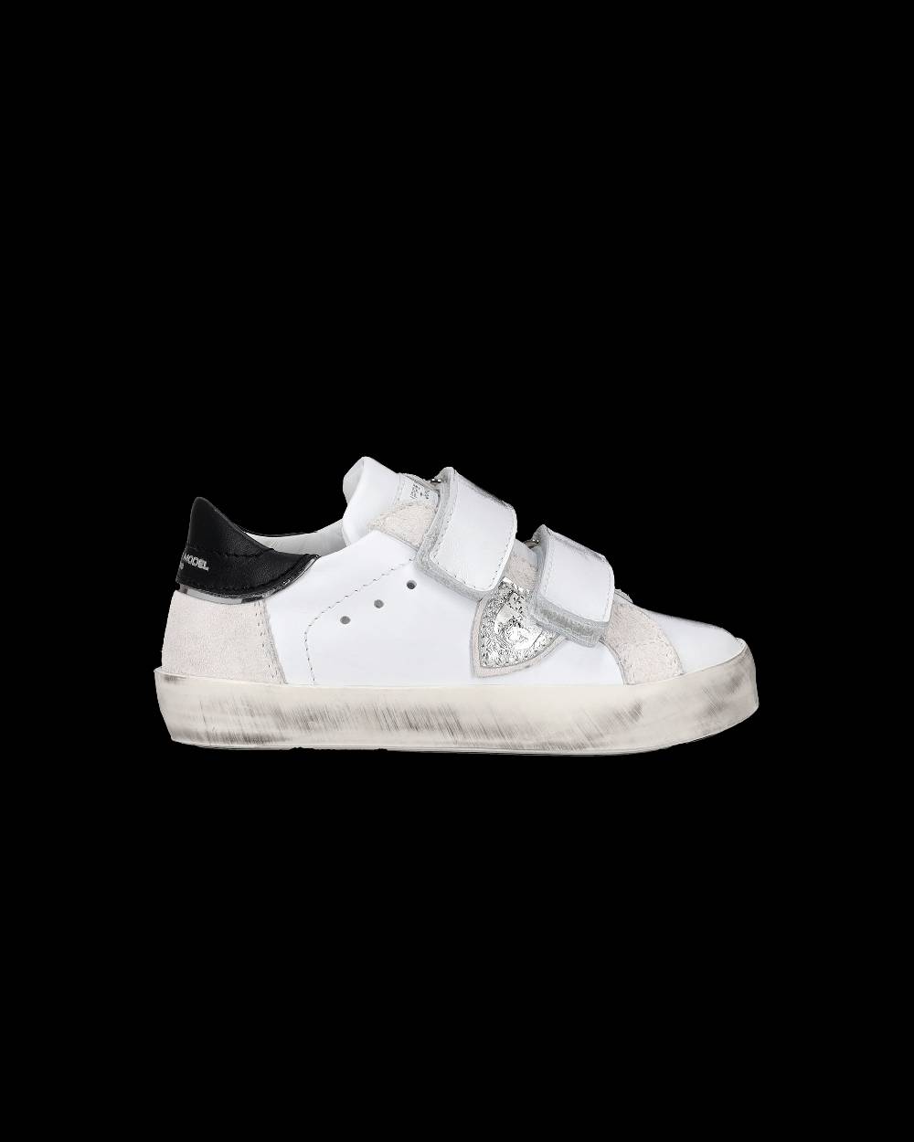 Philippe Model Sneakers Prsx Sportif da Bambini Bianche e Argento in Pelle Economico