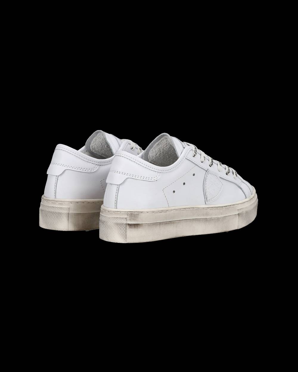 Philippe Model Sneakers basse Paris Haute da Bambino in pelle, Bianco Negozio