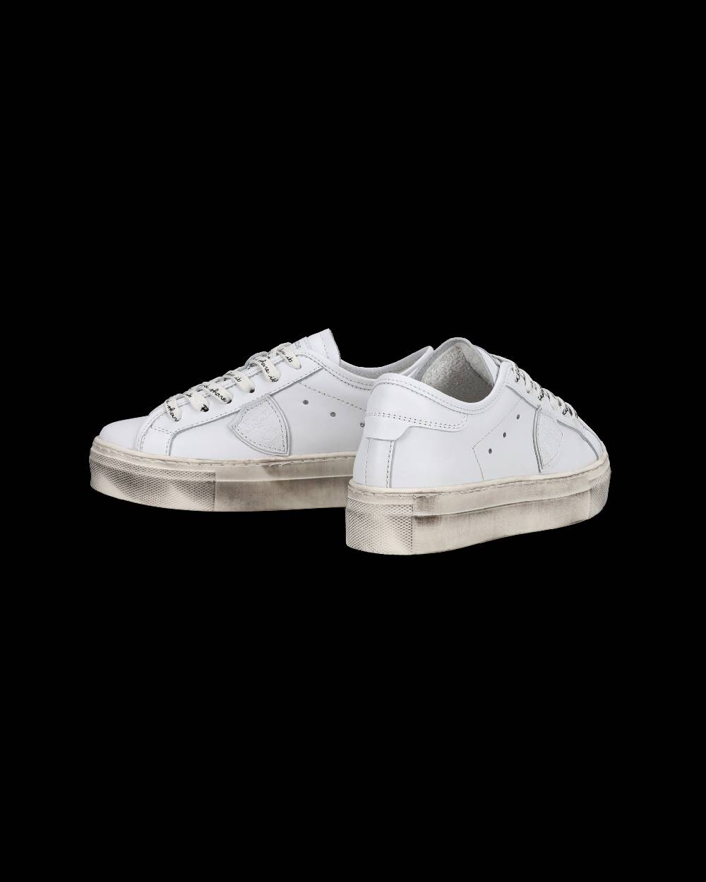 Philippe Model Sneakers basse Paris Haute da Bambino in pelle, Bianco Negozio