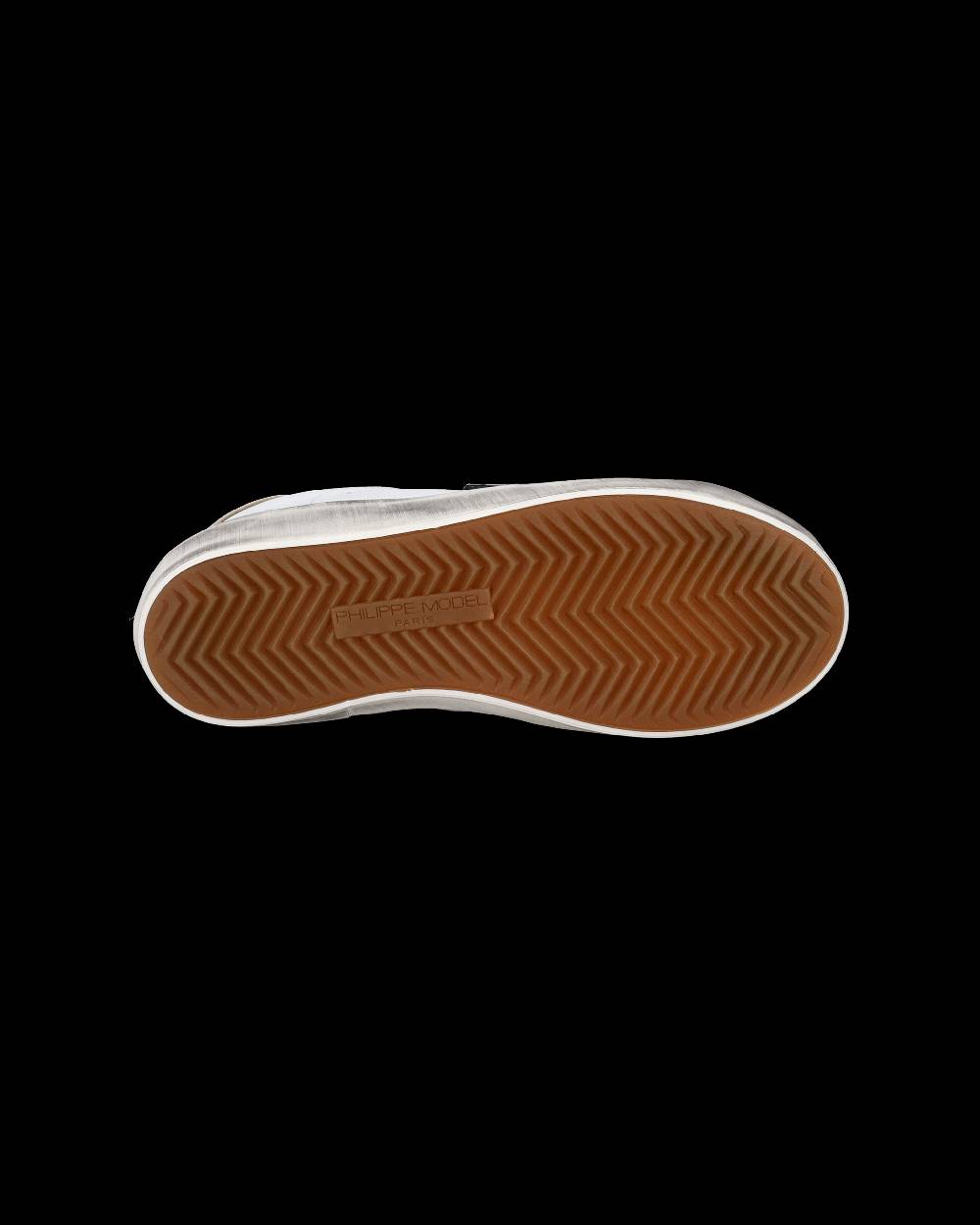 Philippe Model Sneakers Prsx basse da Bambini Bianche e Verdi in Pelle Vendita