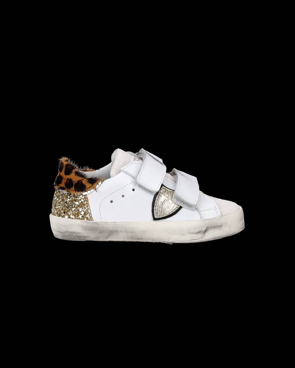 Philippe Model Sneakers Prsx Sportif da Bambini Bianche e Oro in Pelle Promozione Limitata