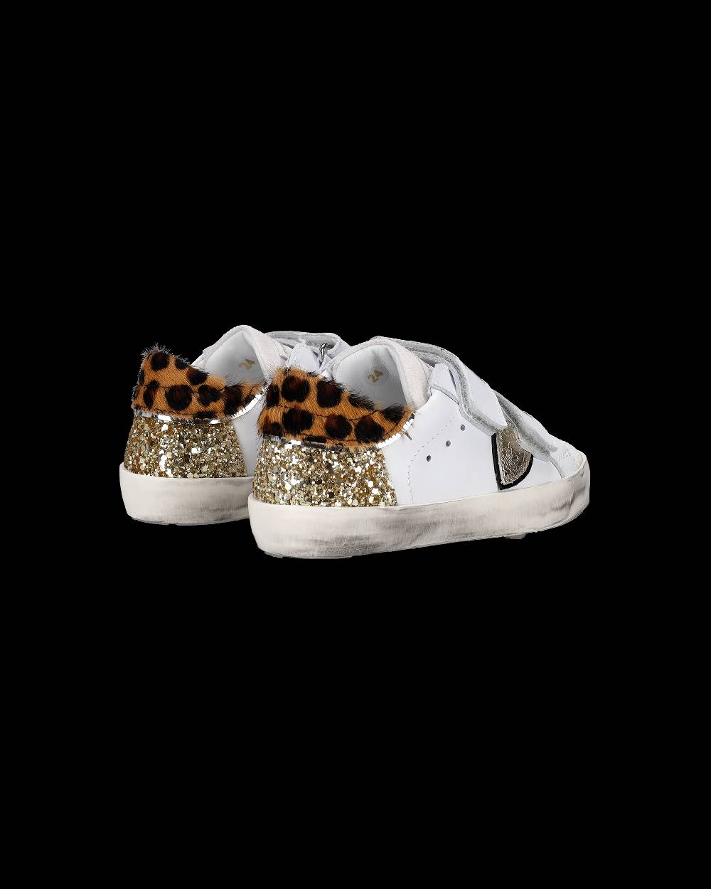 Philippe Model Sneakers Prsx Sportif da Bambini Bianche e Oro in Pelle Promozione Limitata