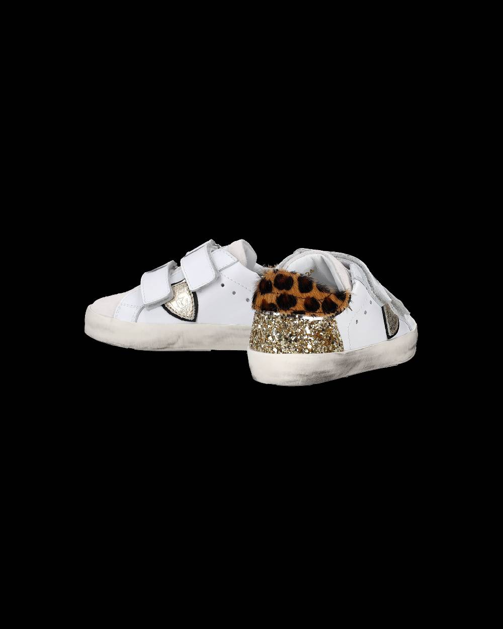 Philippe Model Sneakers Prsx Sportif da Bambini Bianche e Oro in Pelle Promozione Limitata
