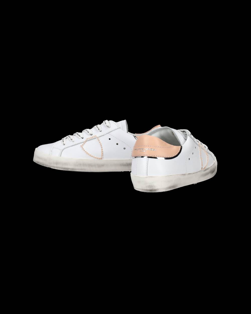 Philippe Model Sneakers Paris da Bambini Nere e Argento in Pelle Novità