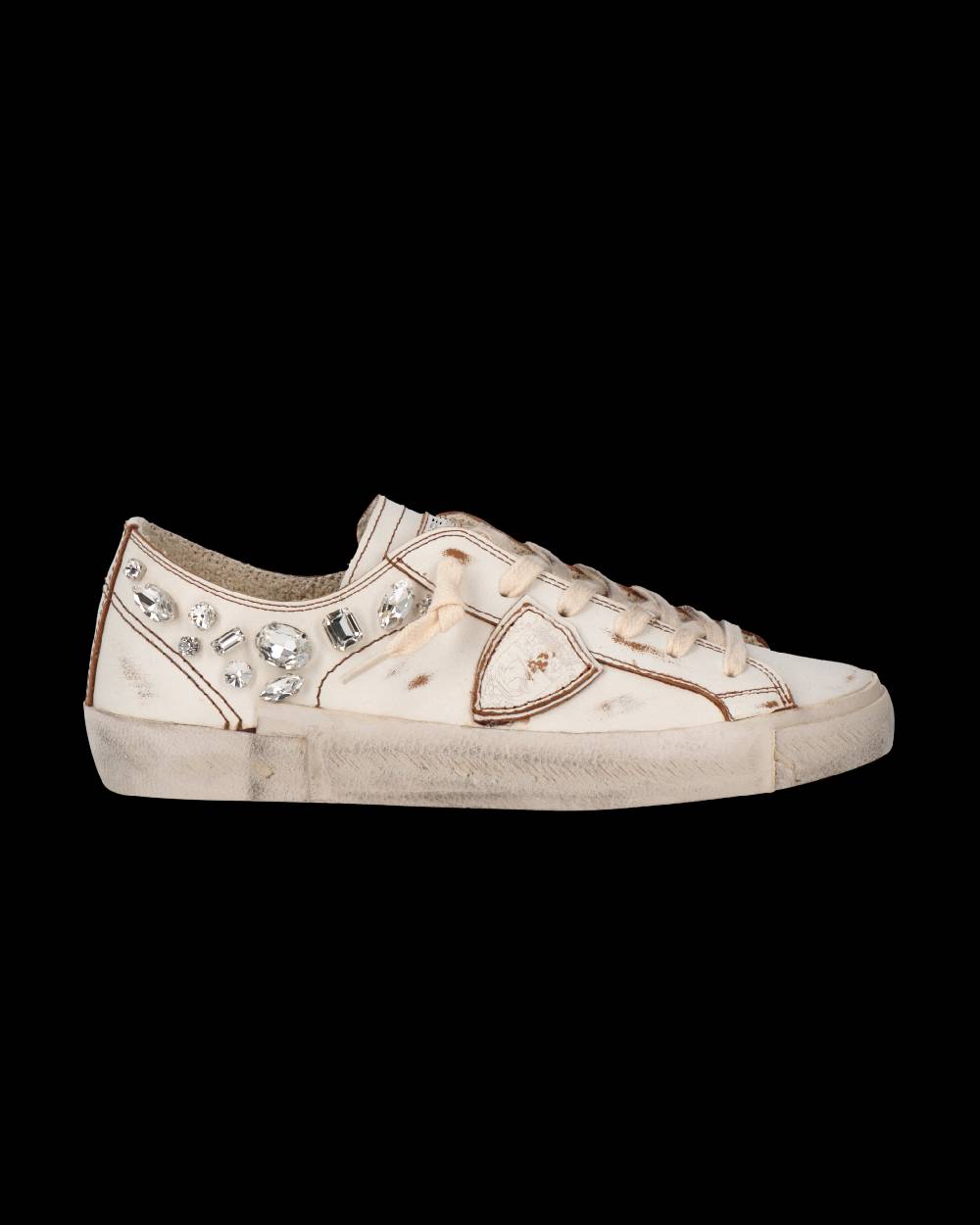 Philippe Model Sneaker Prsx Donna Con Cristalli, Bianco Online