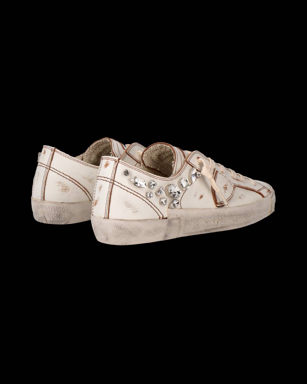 Philippe Model Sneaker Prsx Donna Con Cristalli, Bianco Online
