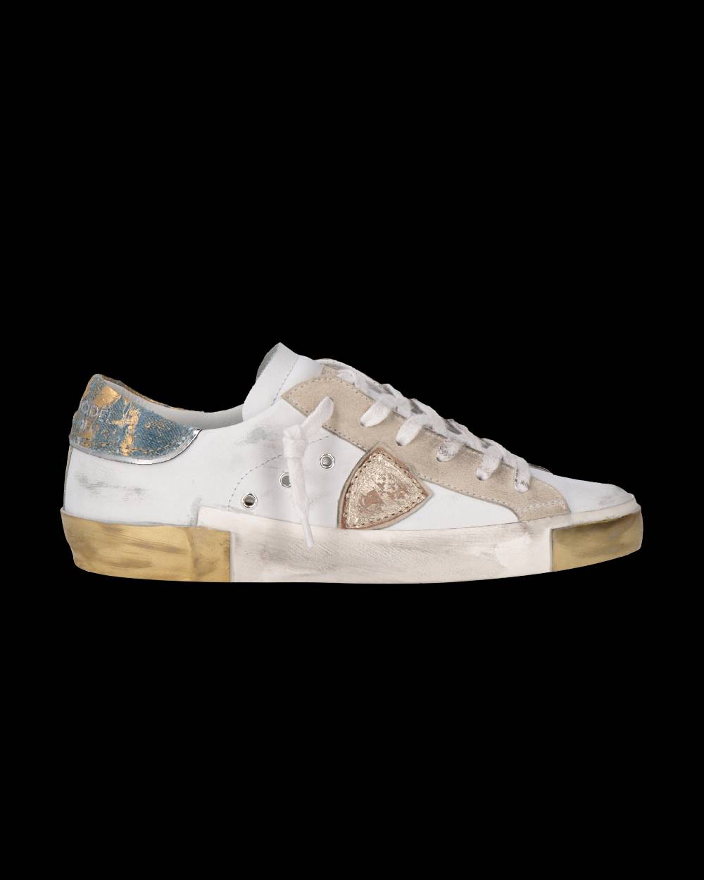 Philippe Model Sneaker Prsx Donna, Bianco e Azzurro Offerta per la Festa della Mamma