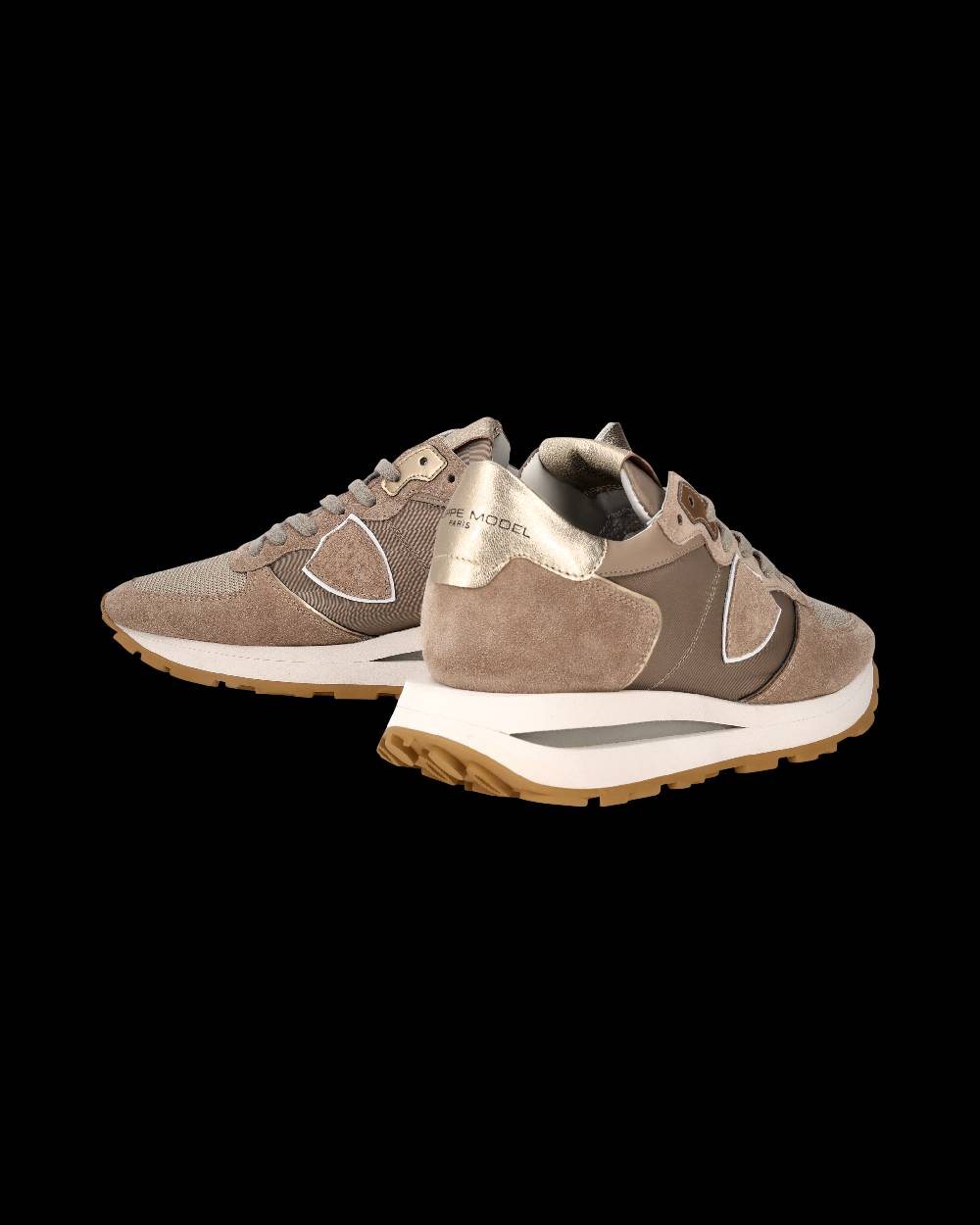 Philippe Model Sneaker Tropez Haute Donna, Beige Nuova