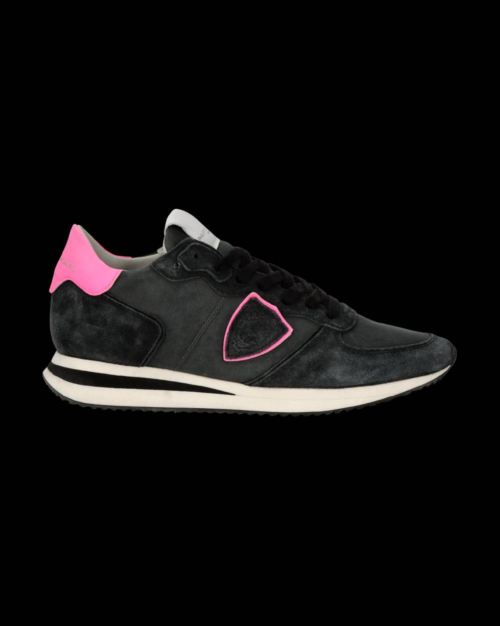 Philippe Model Sneaker Trpx Donna, Nero e Fucsia Moda
