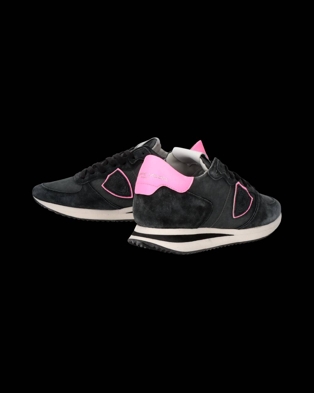 Philippe Model Sneaker Trpx Donna, Nero e Fucsia Moda