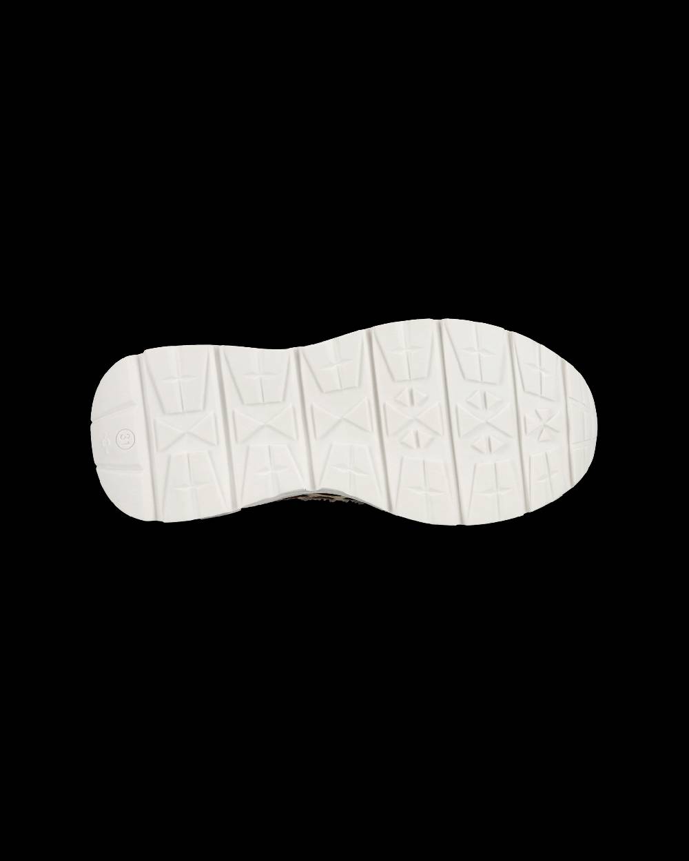 Philippe Model Sneakers basse Trpx Haute da Ragazzo in pelle e glitter, Bianco Verde In Linea