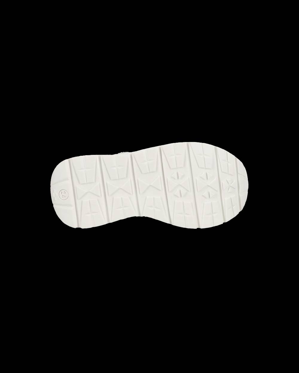 Philippe Model Baby Antibes Low-Top Sneakers in Nylon And Leather, White Beige Nuovo