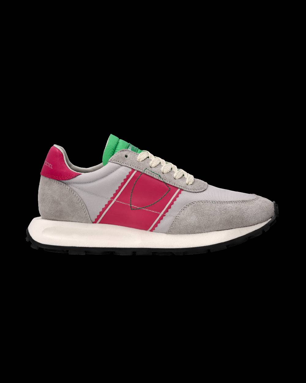 Philippe Model Sneaker Running Tour Donna, Grigio e Fucsia Promozione Limitata