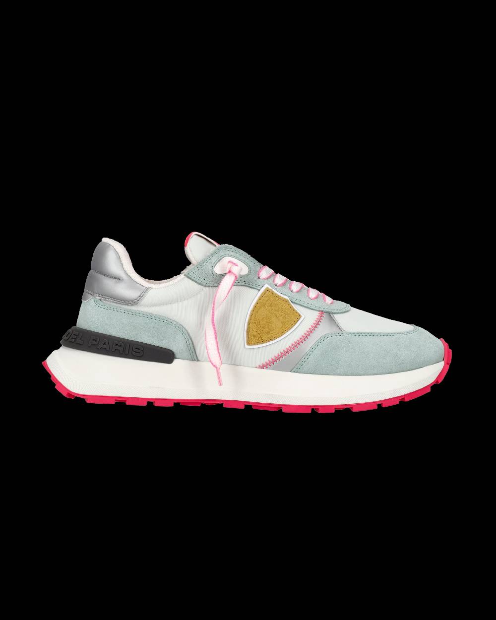 Philippe Model Sneaker bassa Antibes donna - verde acqua e fucsia Economico
