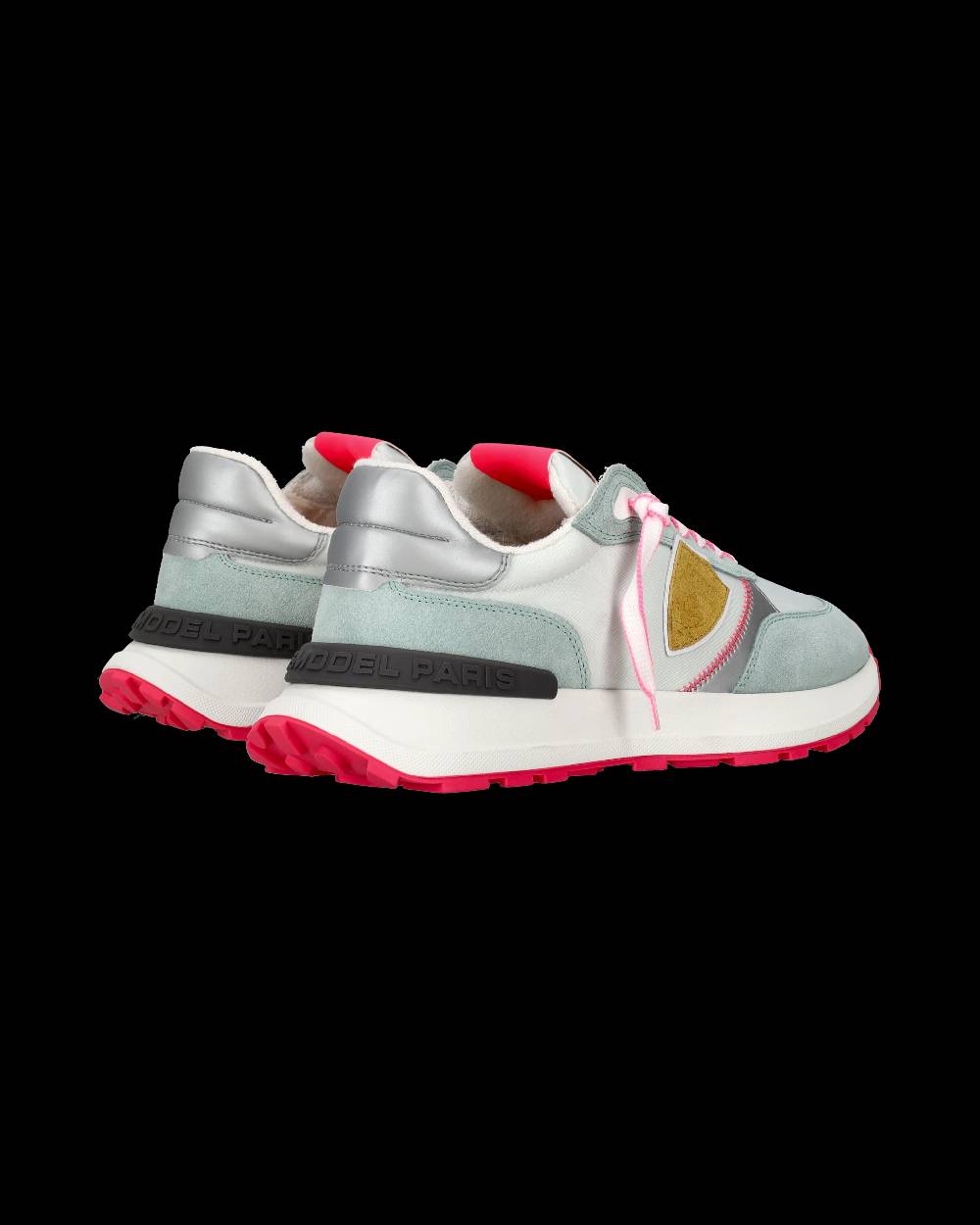 Philippe Model Sneaker bassa Antibes donna - verde acqua e fucsia Economico