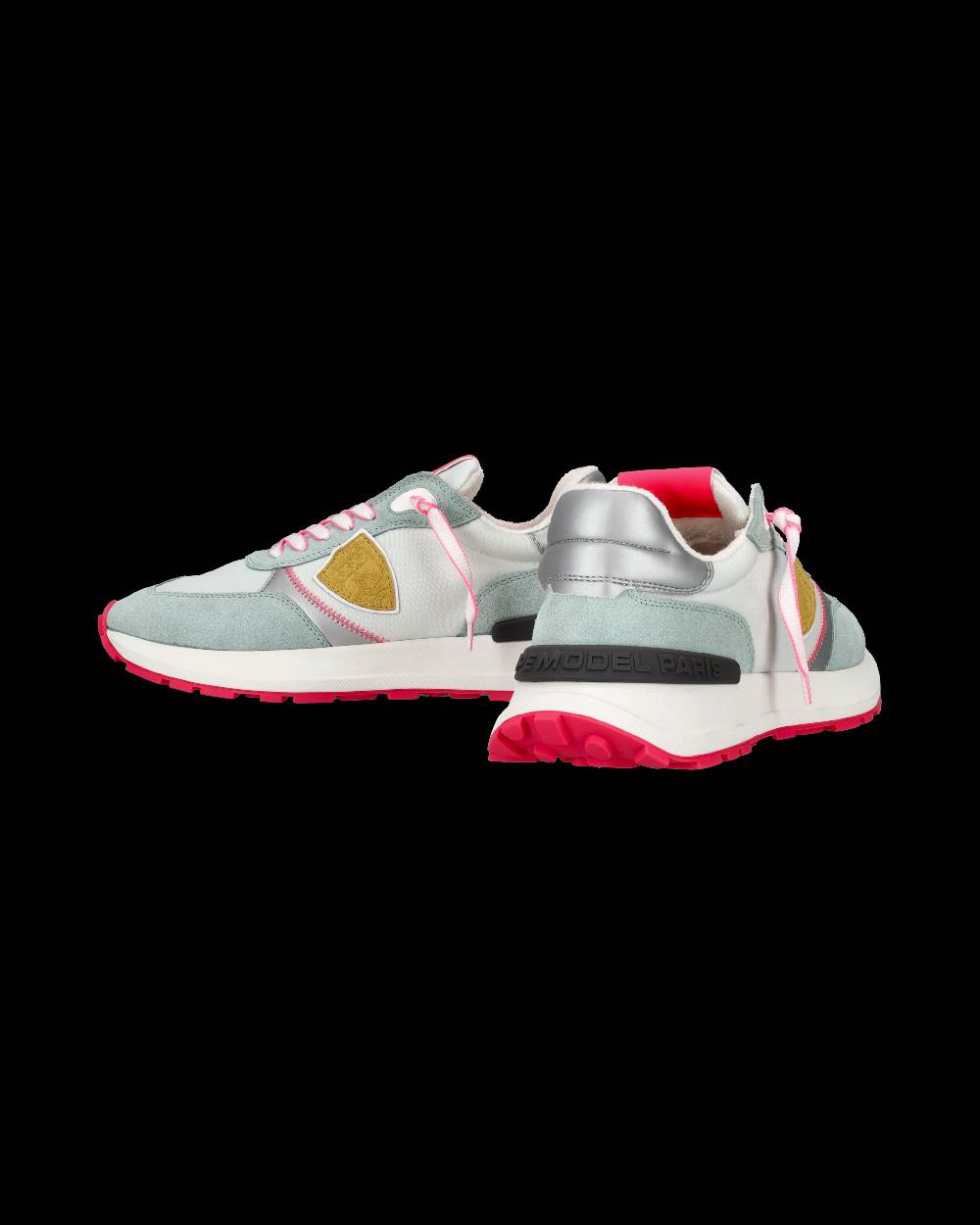 Philippe Model Sneaker bassa Antibes donna - verde acqua e fucsia Economico