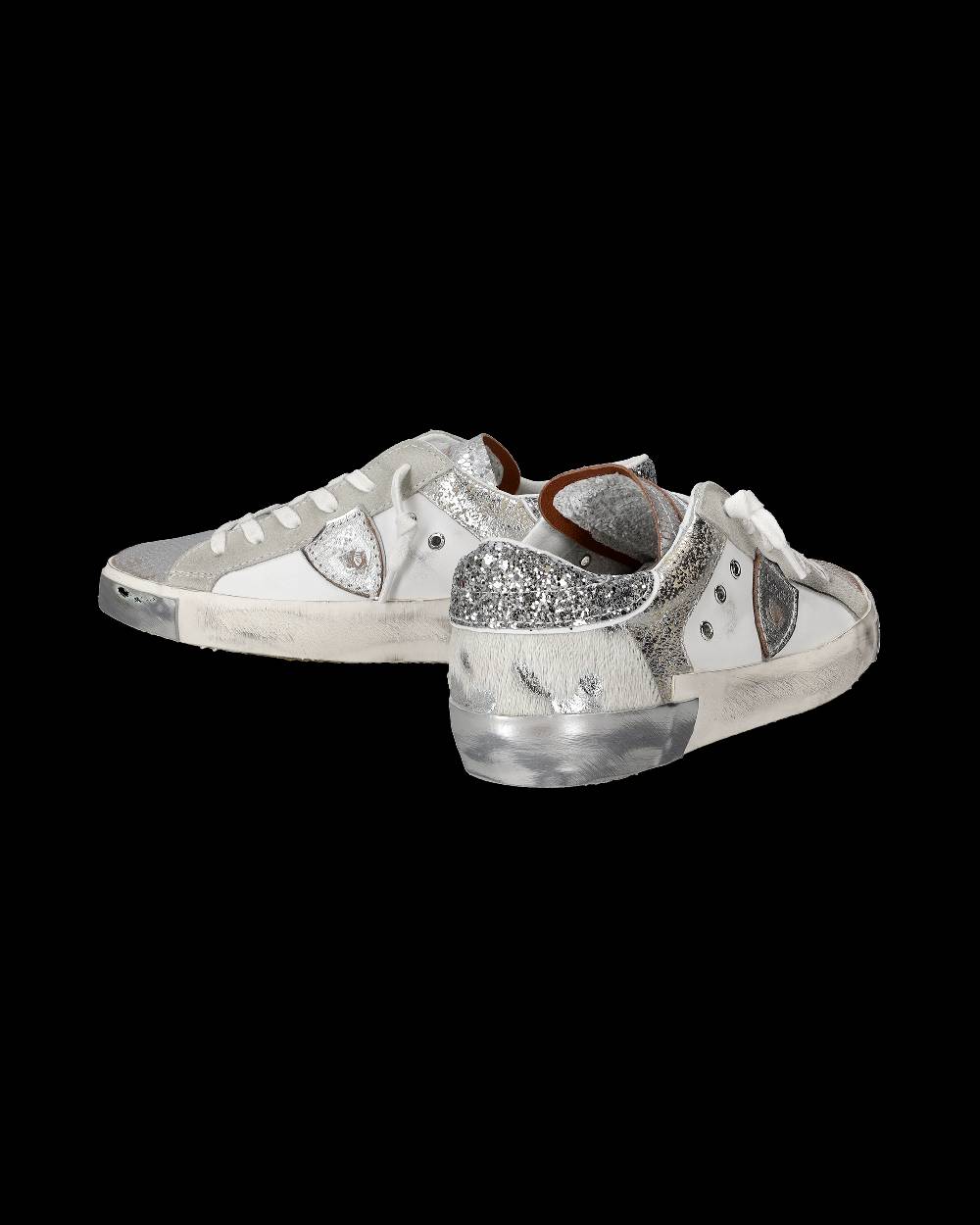 Philippe Model Sneaker bassa PRSX donna - bianco e argento Online