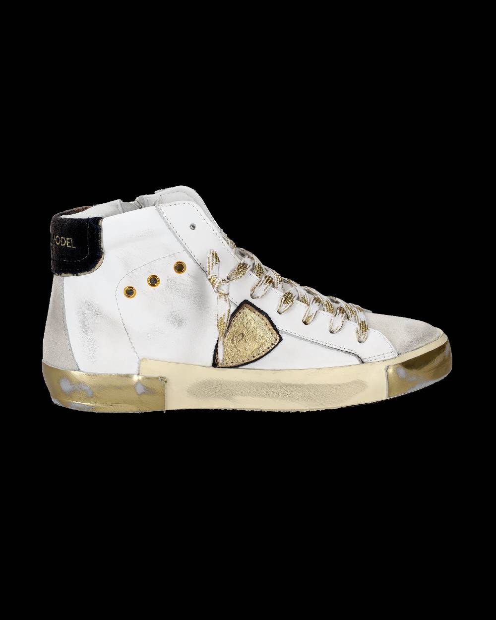 Philippe Model Sneaker high Paris donna - bianco e oro Offerte