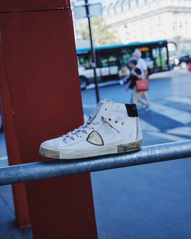 Philippe Model Sneaker high Paris donna - bianco e oro Offerte