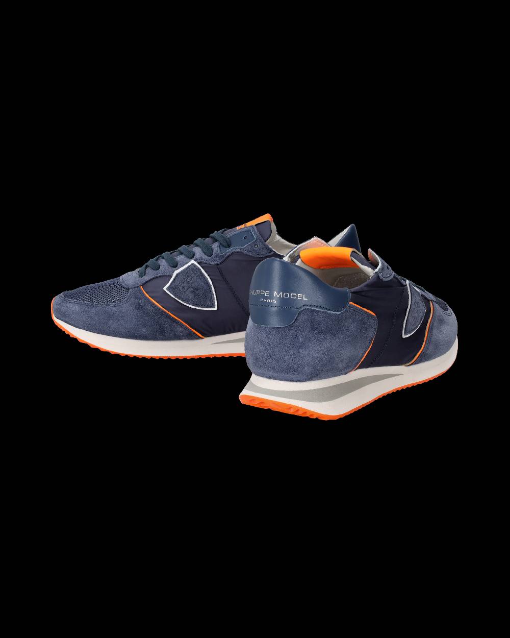 Philippe Model Sneakers Trpx da Uomo Blu e Arancioni in Tessuto Tecnico Italia