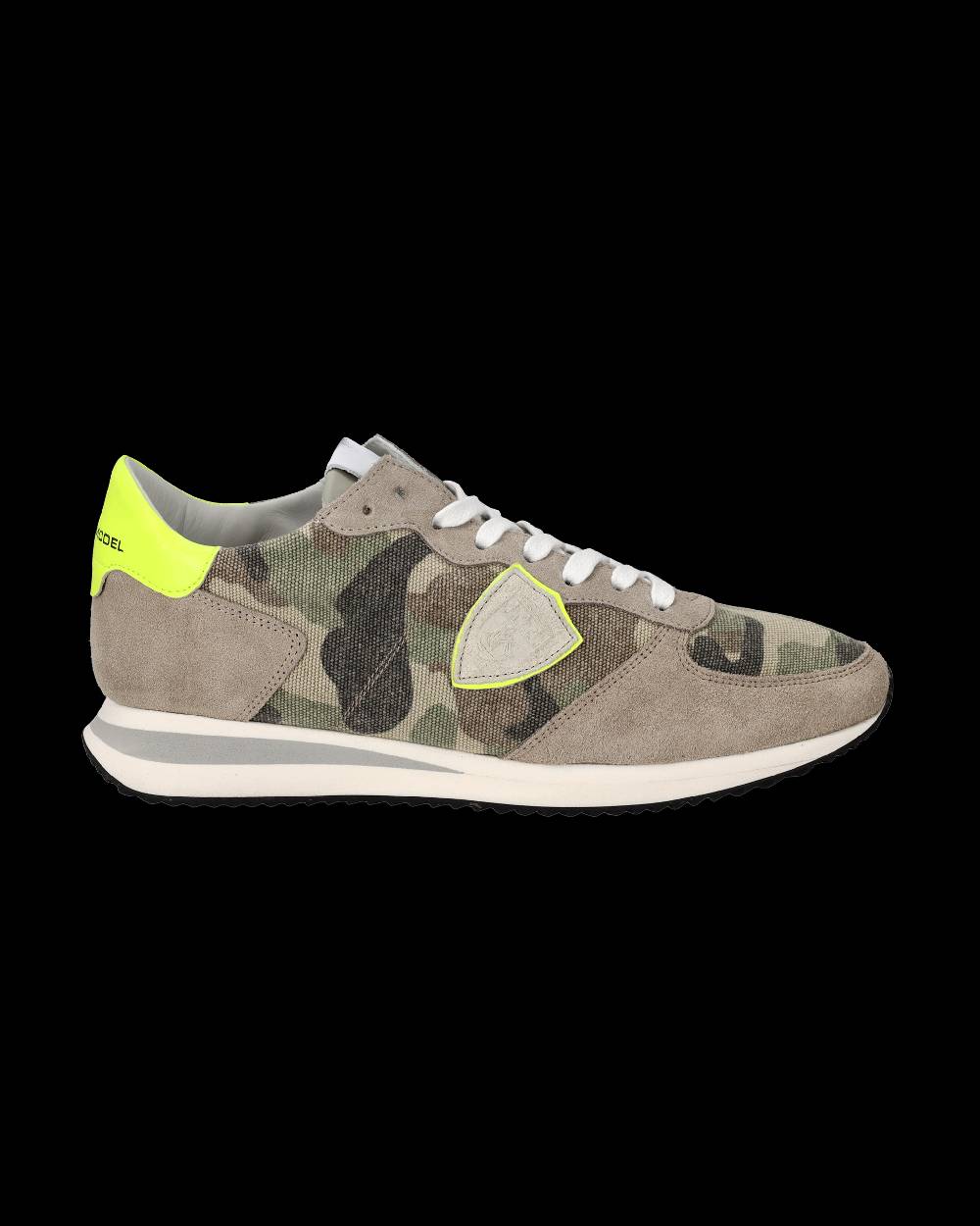 Philippe Model Sneakers Trpx da Uomo Verdi e Gialle in Tessuto Tecnico 2025