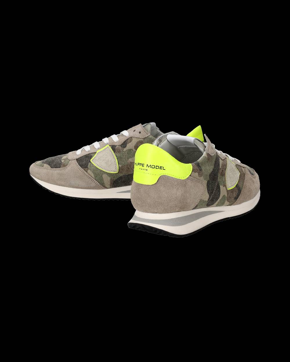 Philippe Model Sneakers Trpx da Uomo Verdi e Gialle in Tessuto Tecnico 2025