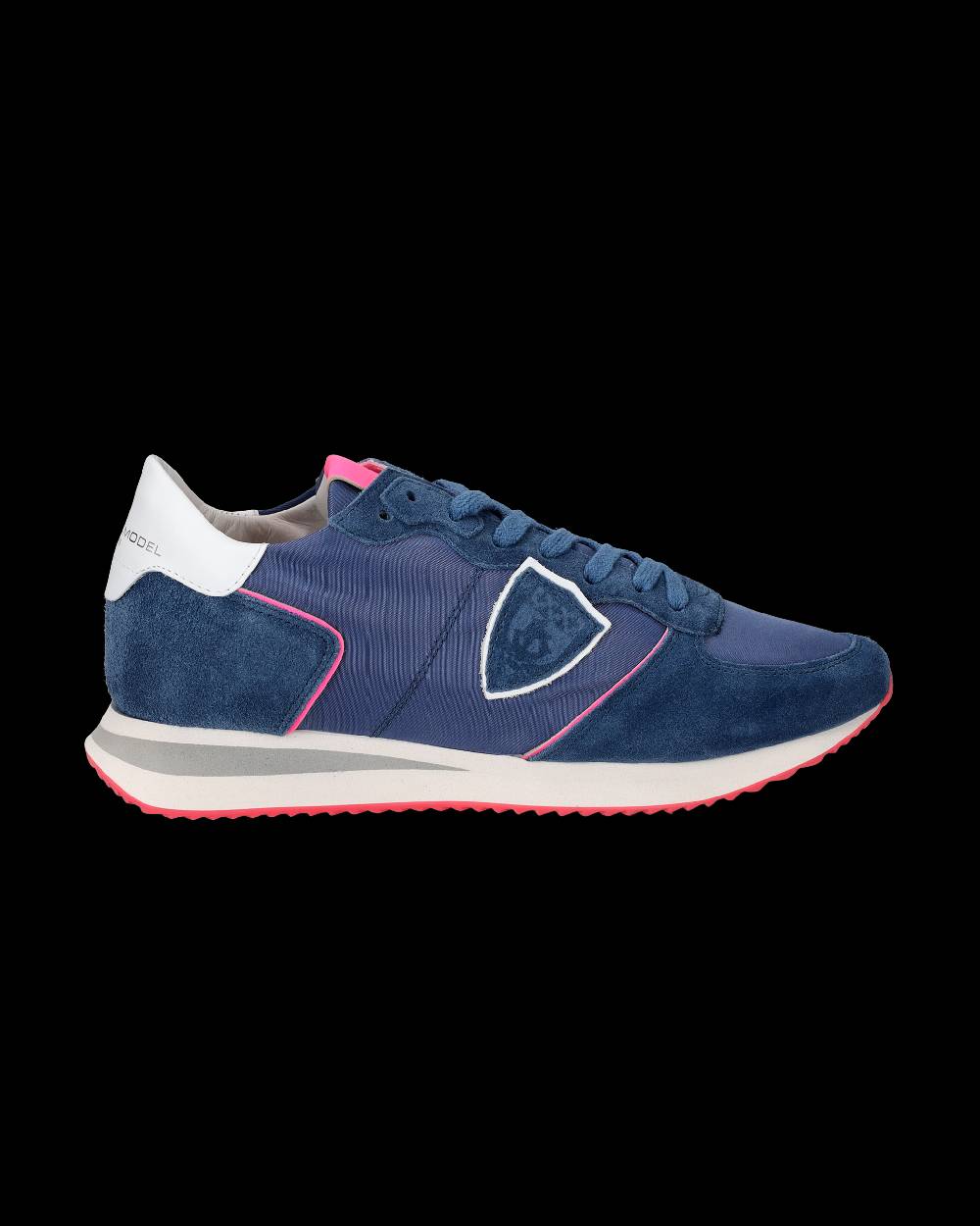 Philippe Model Sneakers Trpx da Donna Blu e Fucsia in Tessuto Tecnico Nuovo