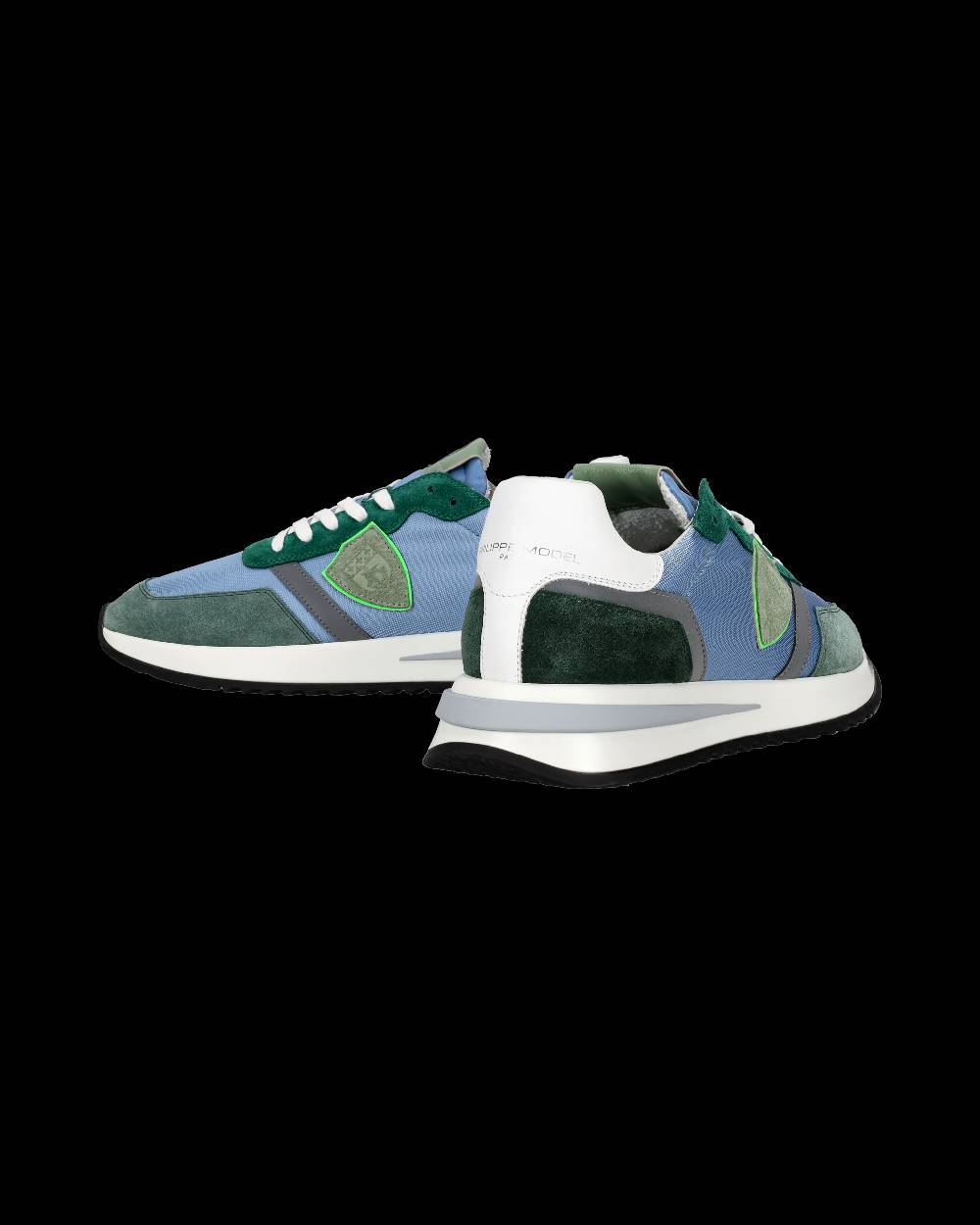 Philippe Model Sneaker bassa Tropez 2.1 uomo - verde e azzurro Soddisfazione Garantita