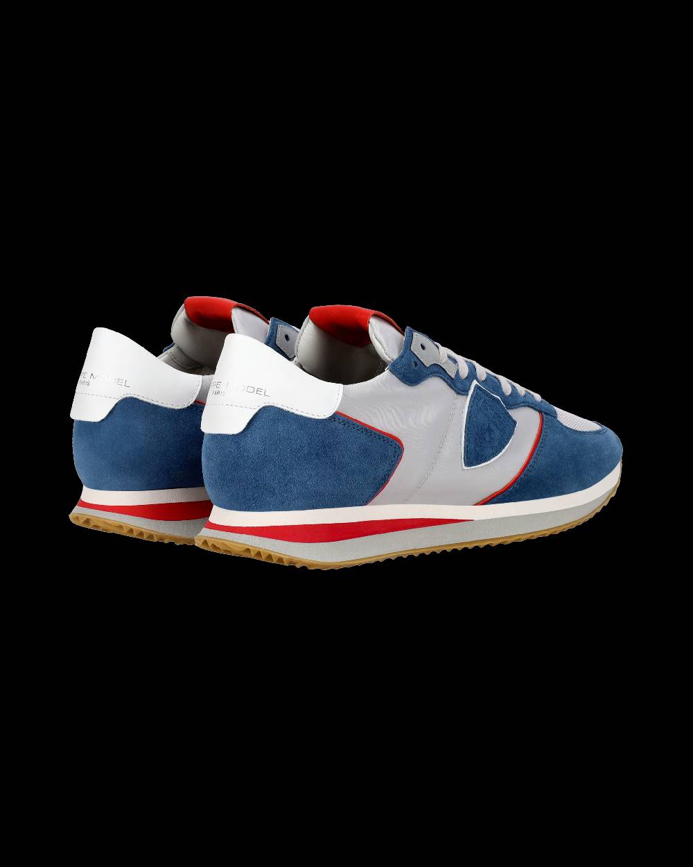 Philippe Model Sneaker casual Trpx da uomo in nylon e pelle - Denim e grigio Negozi Online