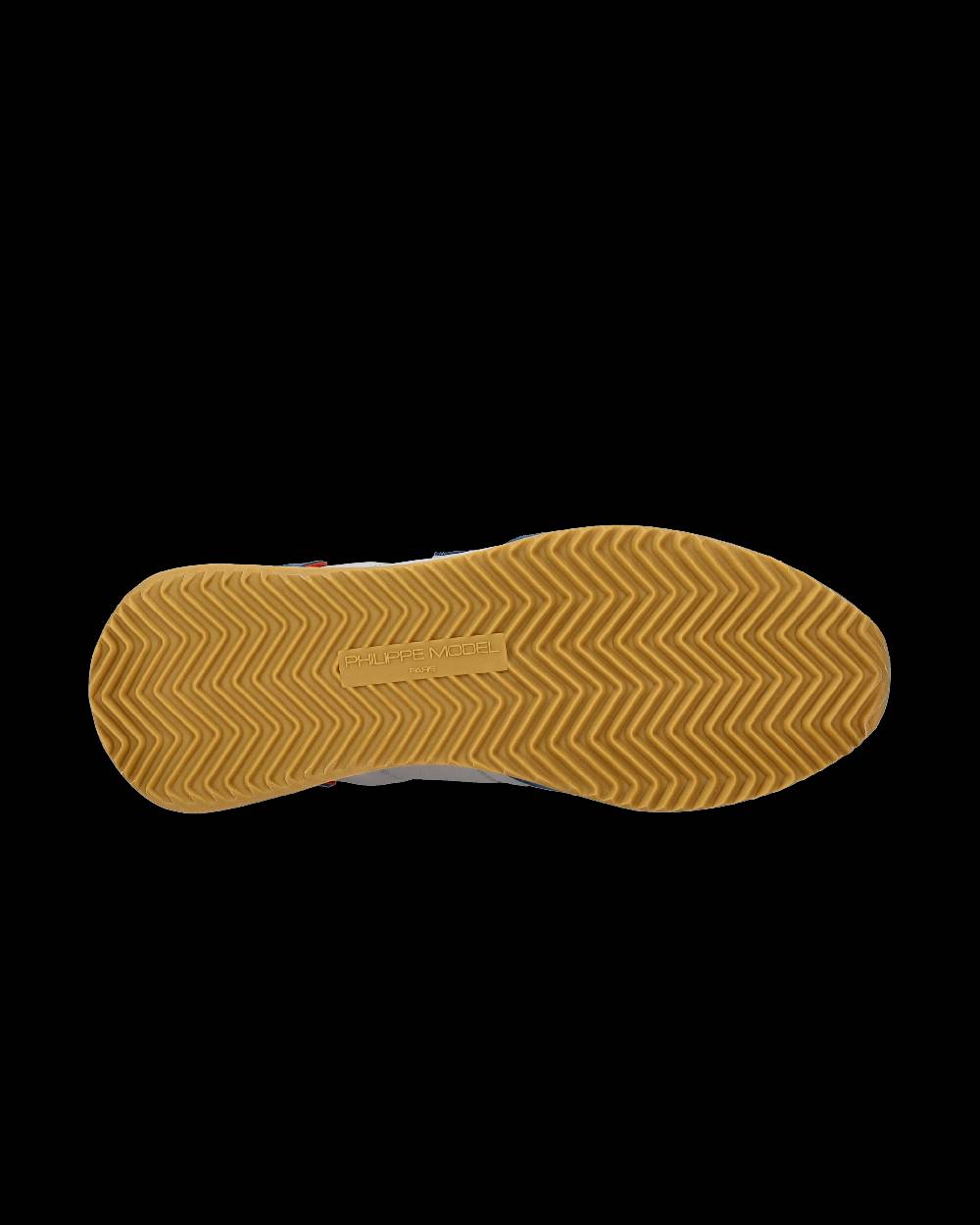 Philippe Model Sneaker casual Trpx da uomo in nylon e pelle - Denim e grigio Negozi Online