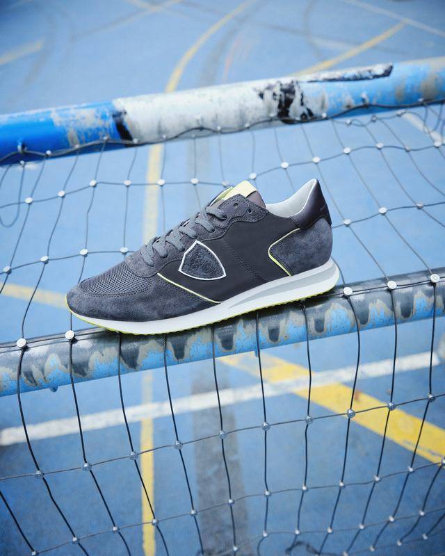 Philippe Model Sneaker basse Trpx uomo - antracite e giallo Acquista Ora