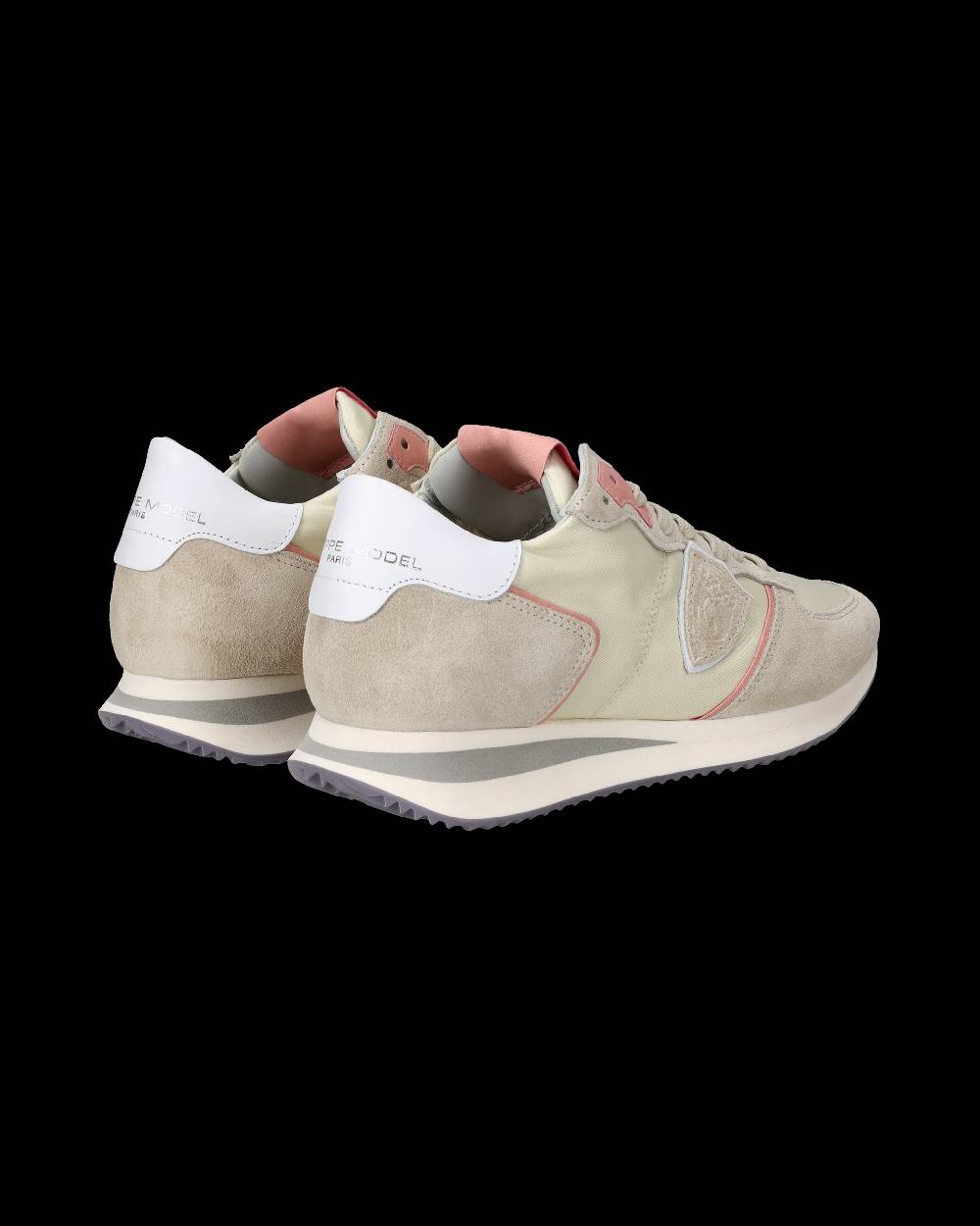 Philippe Model Sneakers Trpx da Donna Rosa Latte in Tessuto Tecnico Shopping Online