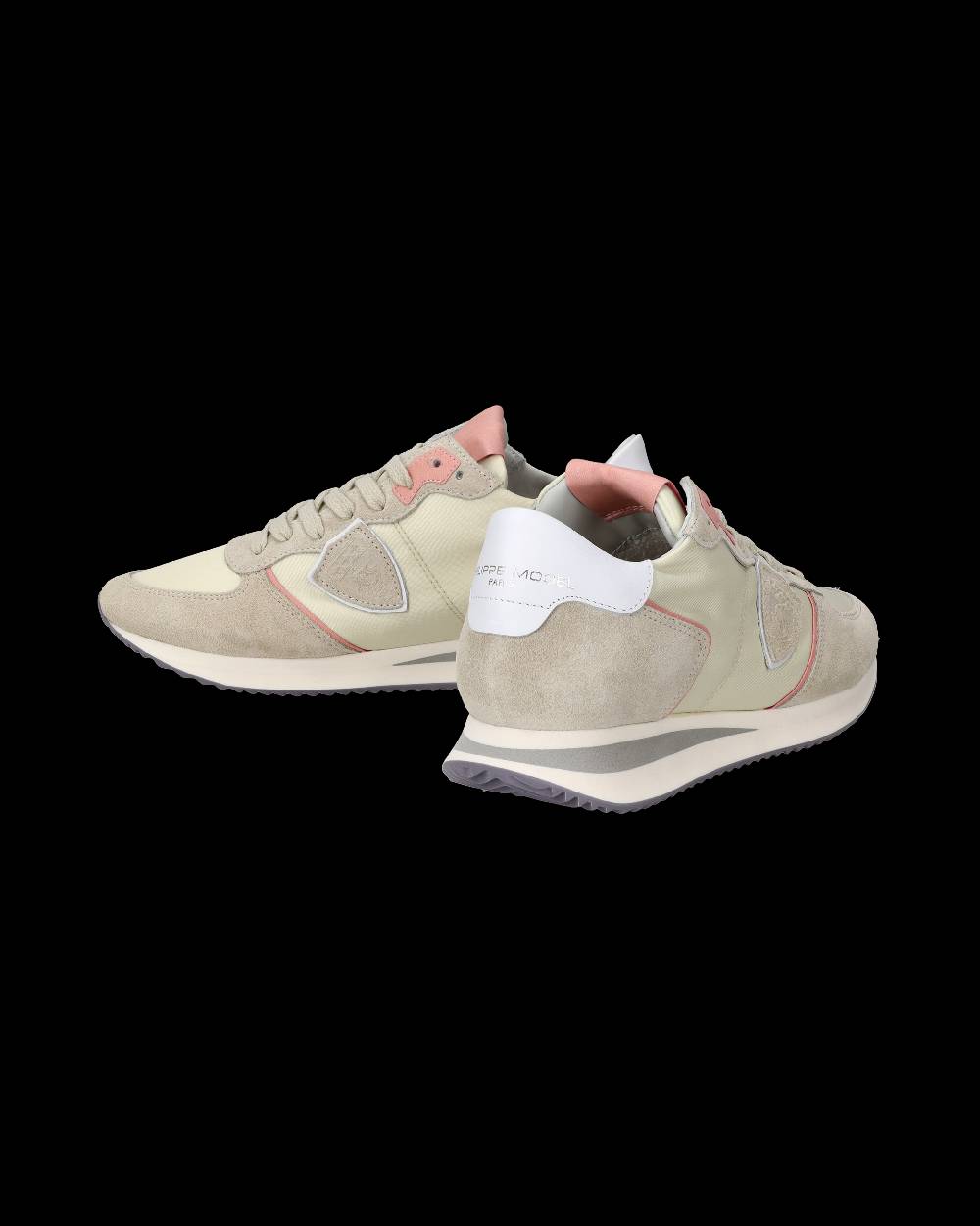 Philippe Model Sneakers Trpx da Donna Rosa Latte in Tessuto Tecnico Shopping Online