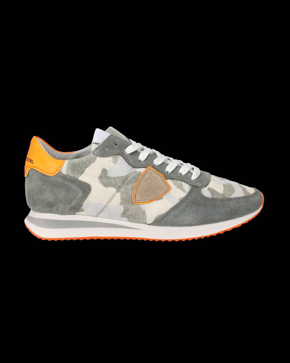 Philippe Model Sneakers Trpx da Uomo Verdi e Arancioni in Tessuto Tecnico Prezzo Ridotto