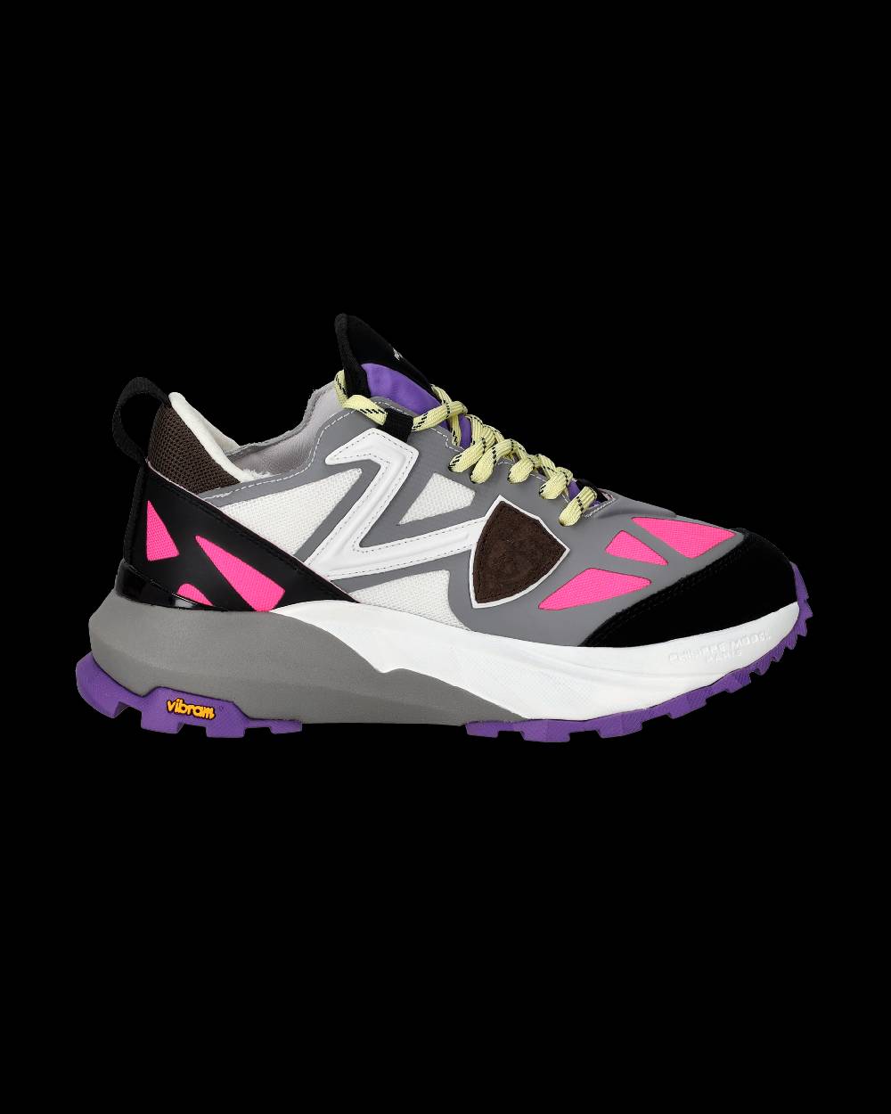 Philippe Model Sneakers Rocx da Donna Fucsia e Bianche in Tessuto Tecnico Sconto