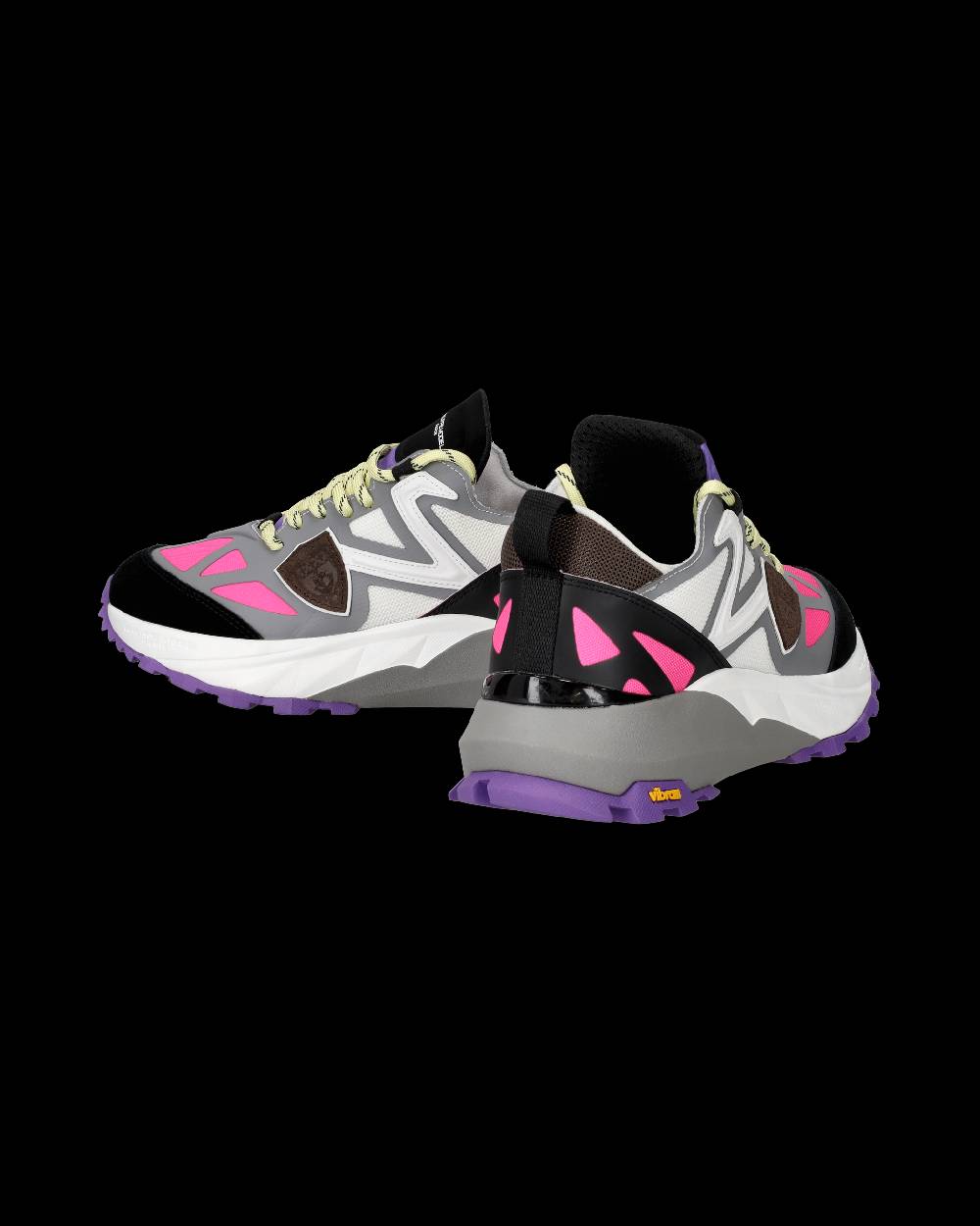 Philippe Model Sneakers Rocx da Donna Fucsia e Bianche in Tessuto Tecnico Sconto