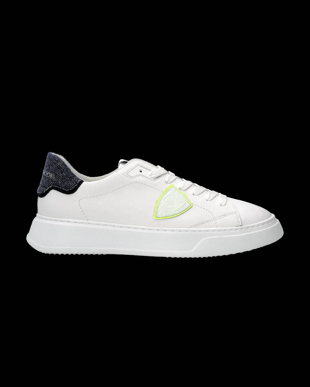 Philippe Model Sneaker Temple Uomo, Bianco e Blu In Vendita