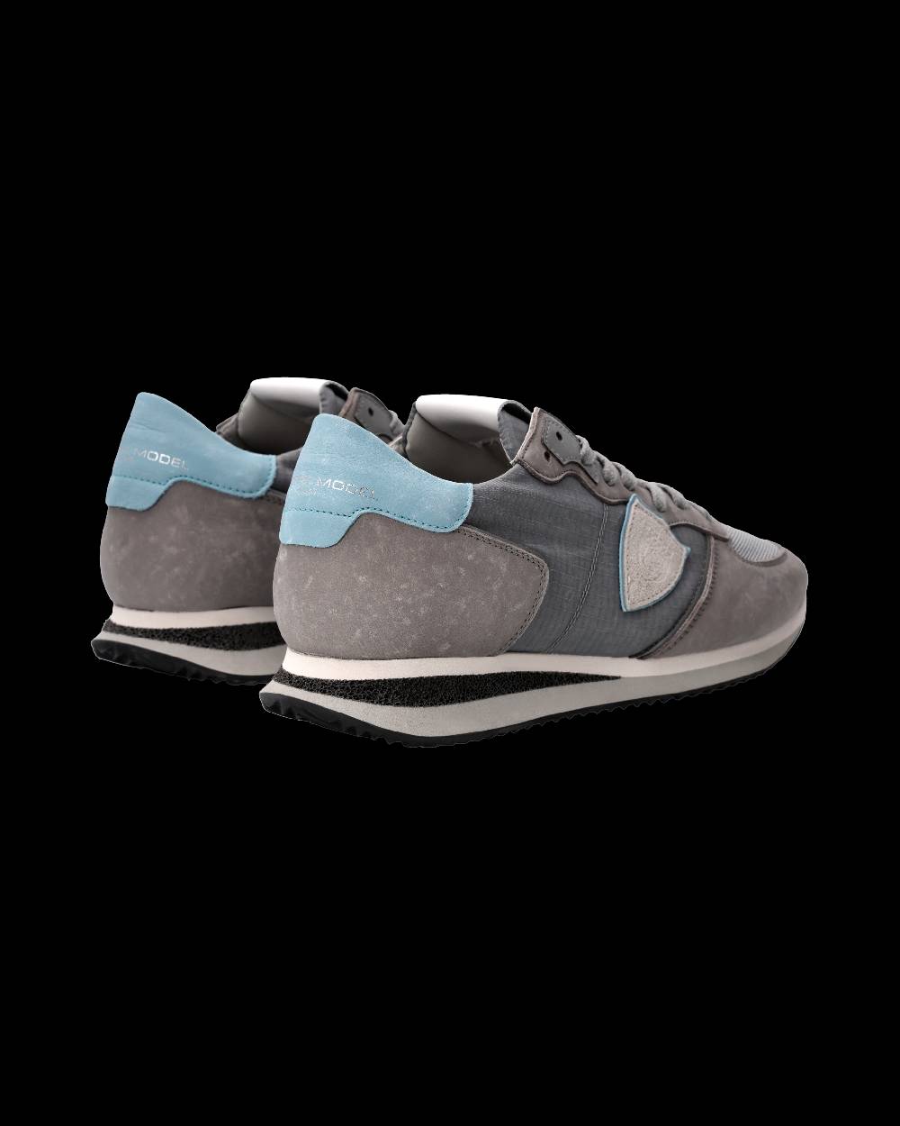 Philippe Model Sneaker Trpx Uomo, Grigio e Azzurro Vendita Calda