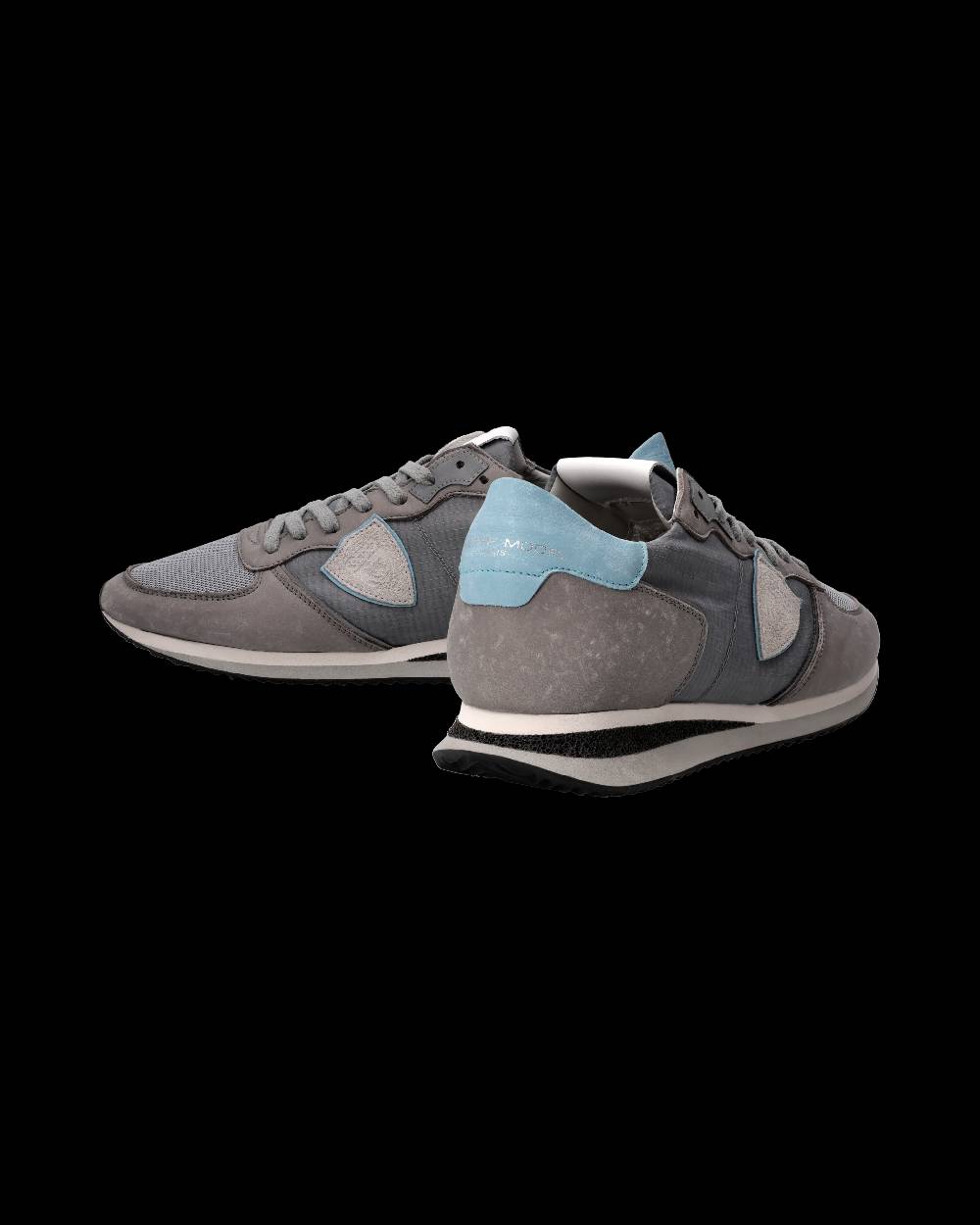 Philippe Model Sneaker Trpx Uomo, Grigio e Azzurro Vendita Calda
