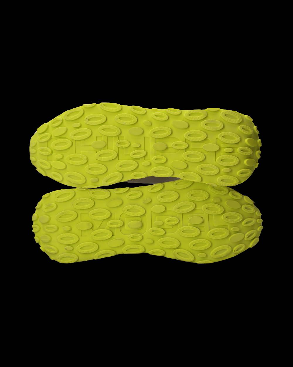 Philippe Model Sneaker Tropez Haute Uomo, Bianco e Giallo Fluo Saldi