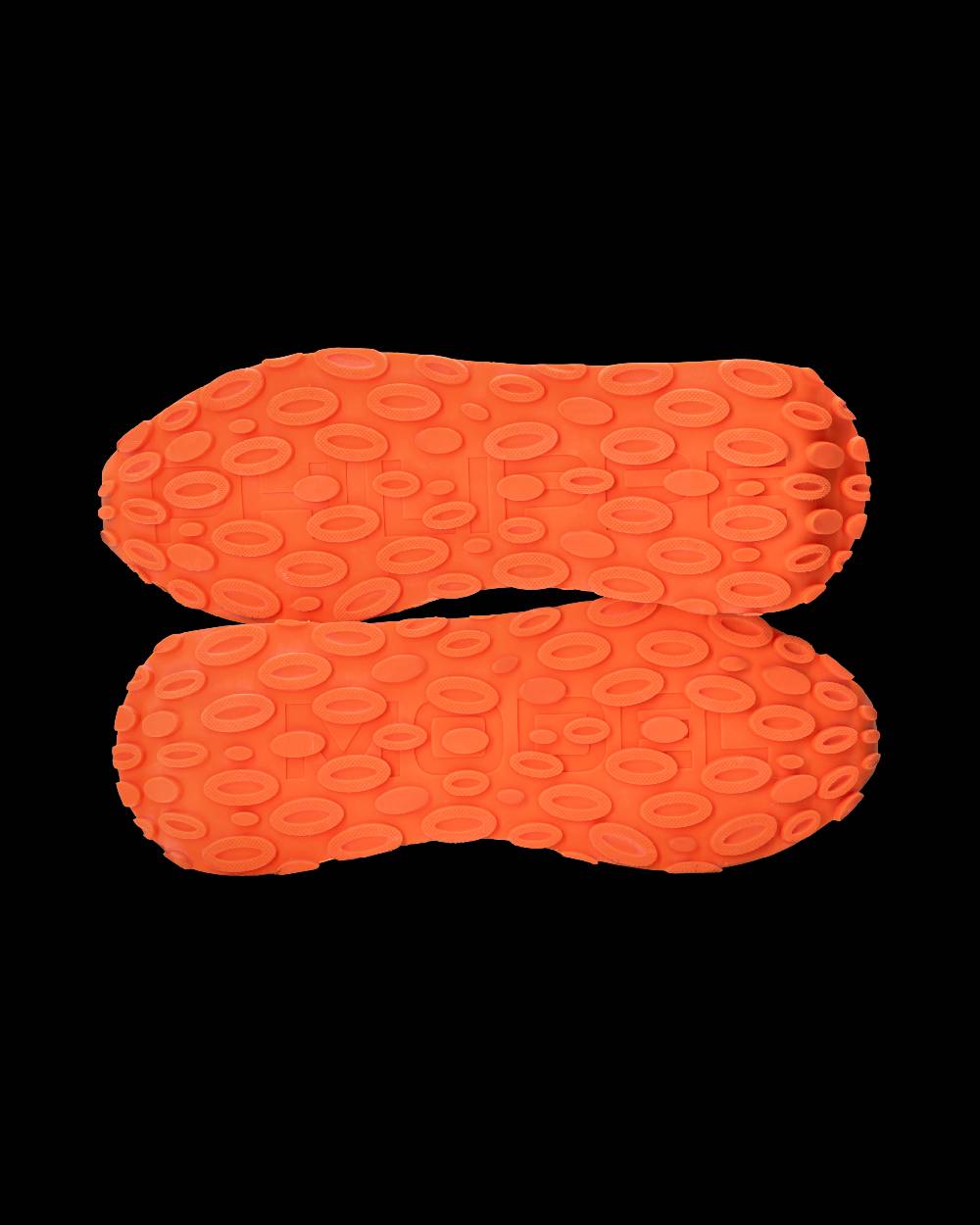 Philippe Model Sneaker Tropez Haute Uomo, Nero e Arancio Saldi Di Fabbrica