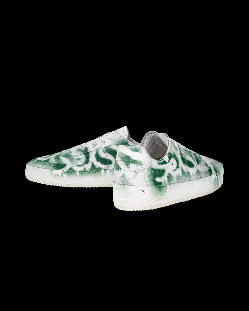 Philippe Model Sneaker bassa Nice uomo - bianco e verde Promozione Limitata