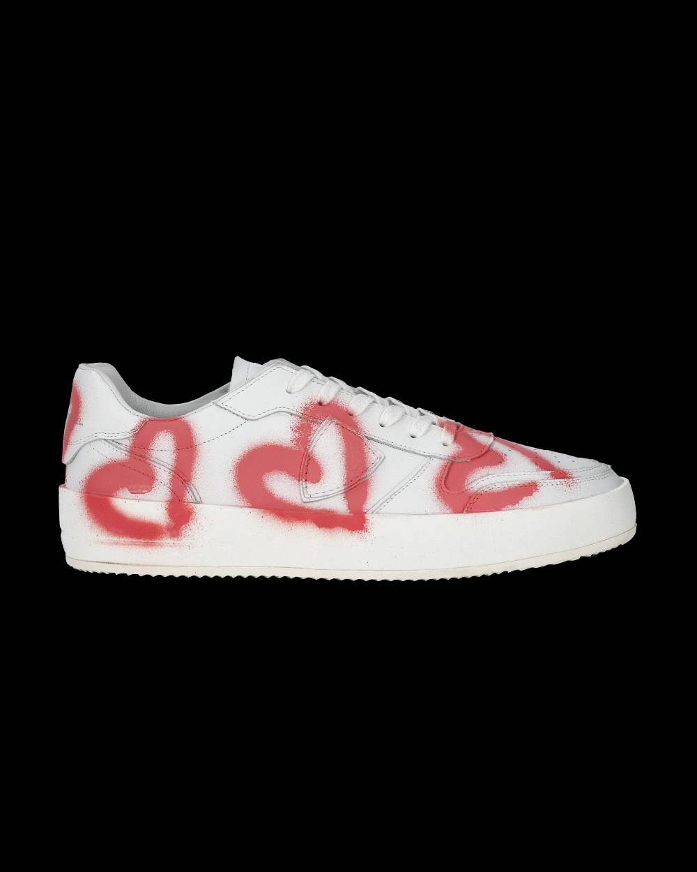 Philippe Model Sneaker bassa Nice uomo - bianco e corallo Shopping Online